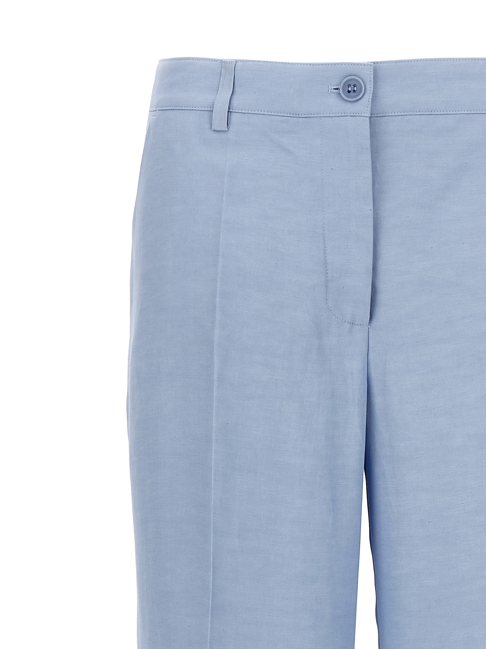 P.A.R.O.S.H. Blaue Freizeithose aus Viskose
