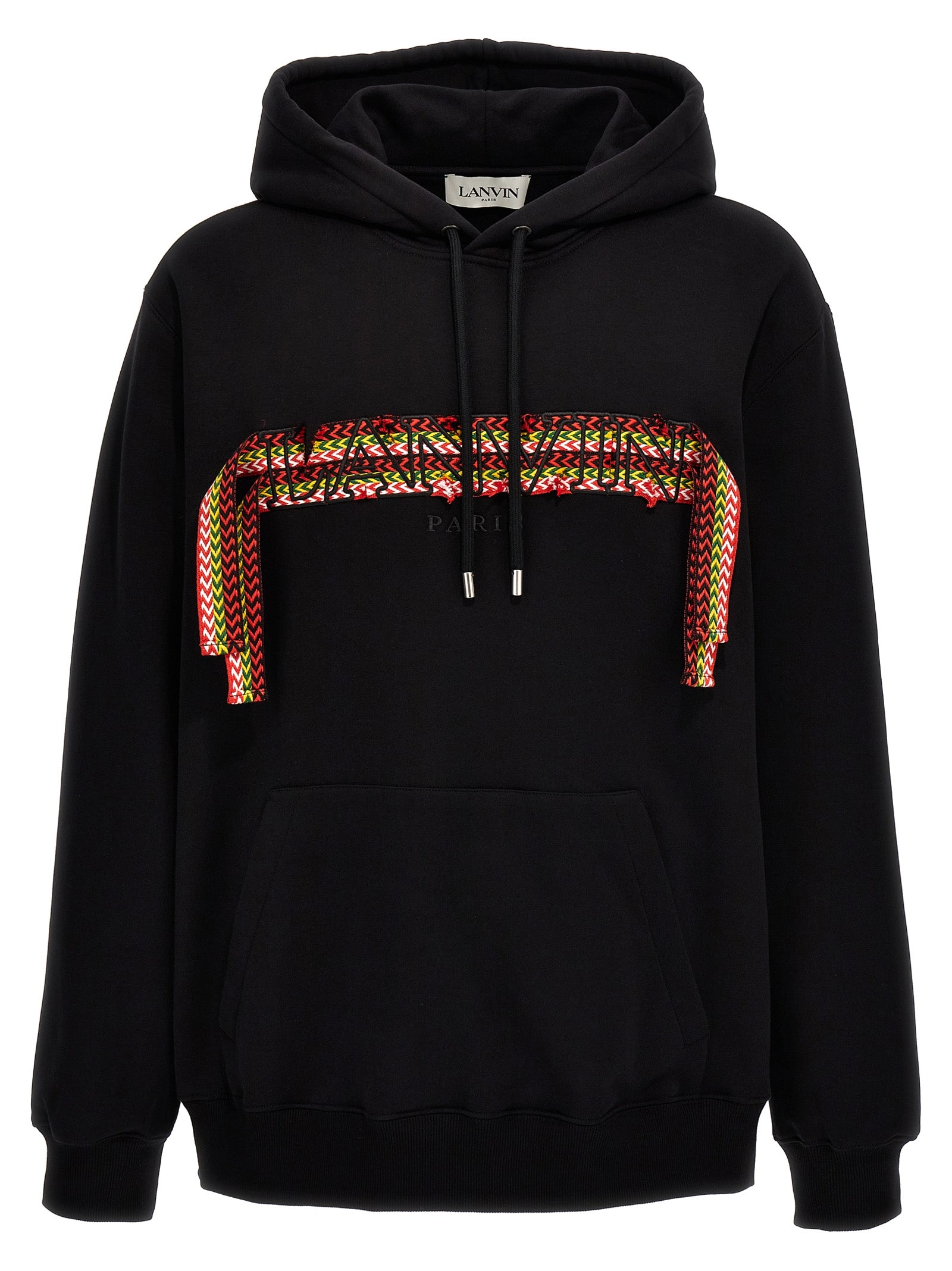 Lanvin Schwarzer Baumwoll-Sweatshirt