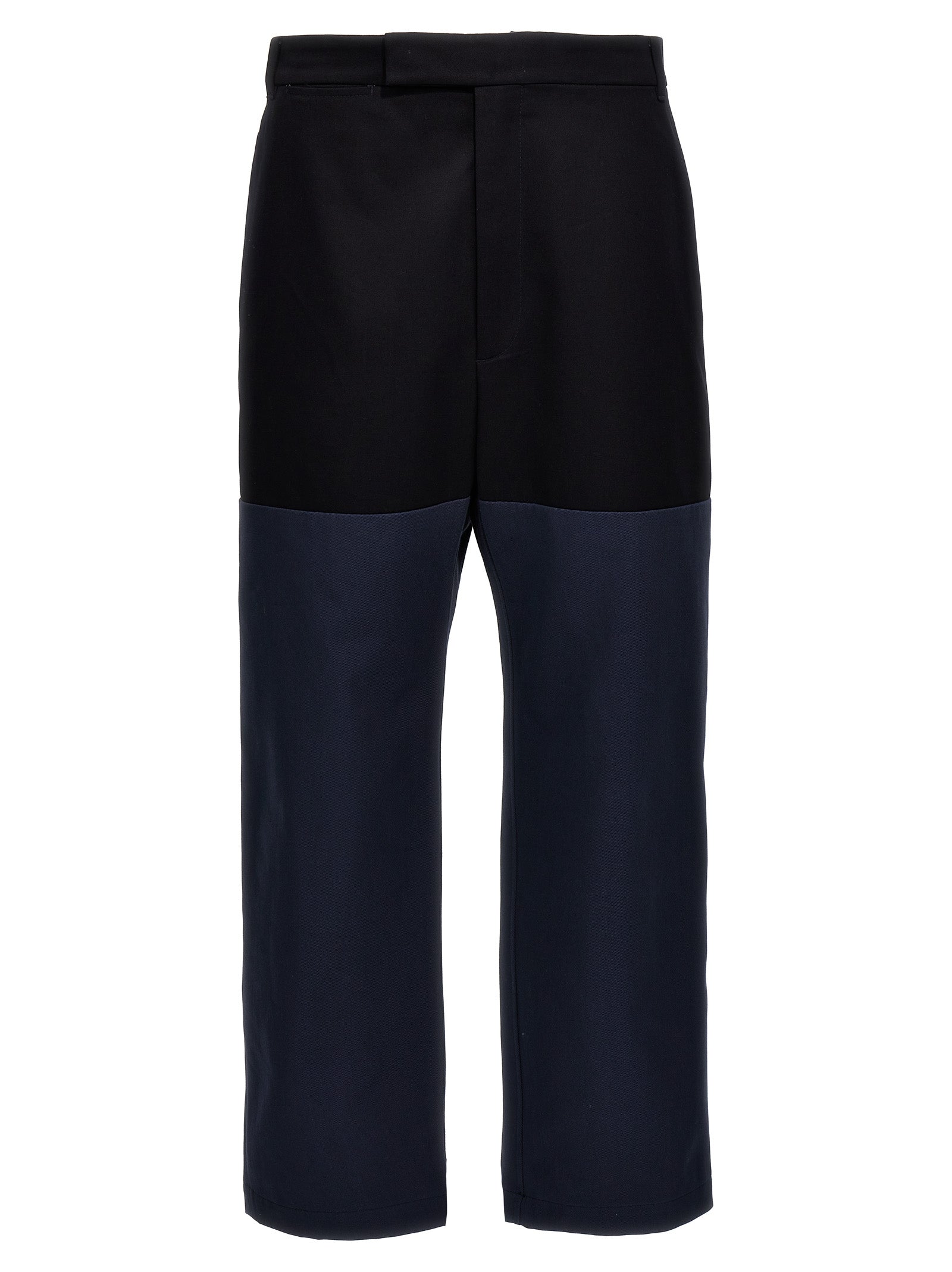 Thom Browne Blaue Baumwoll-Freizeithose