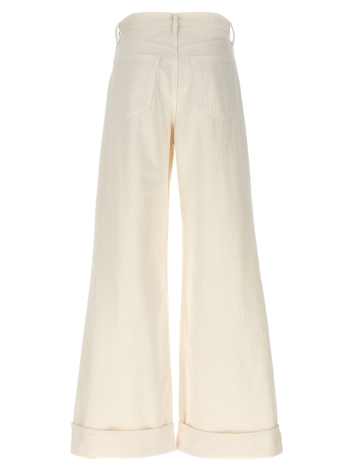 Agolde Weiße High-Waist-Jeans aus Baumwolle