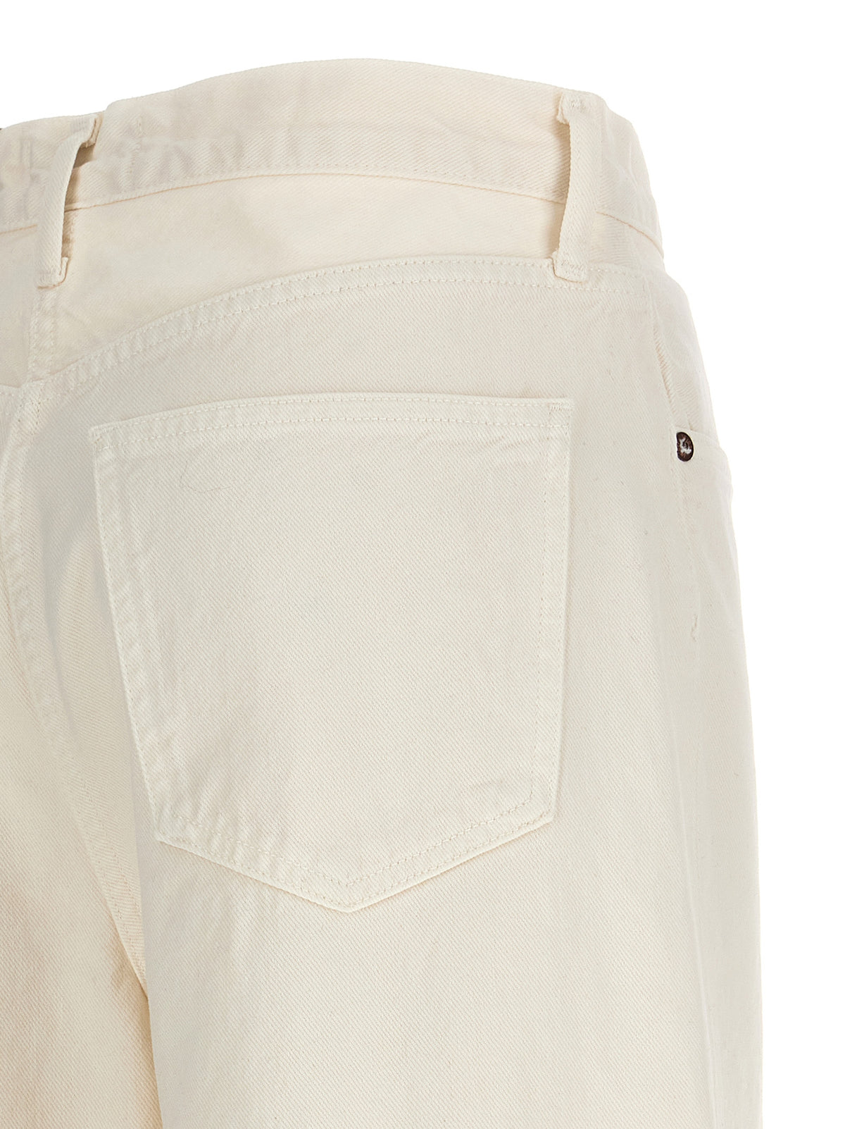Agolde Weiße High-Waist-Jeans aus Baumwolle