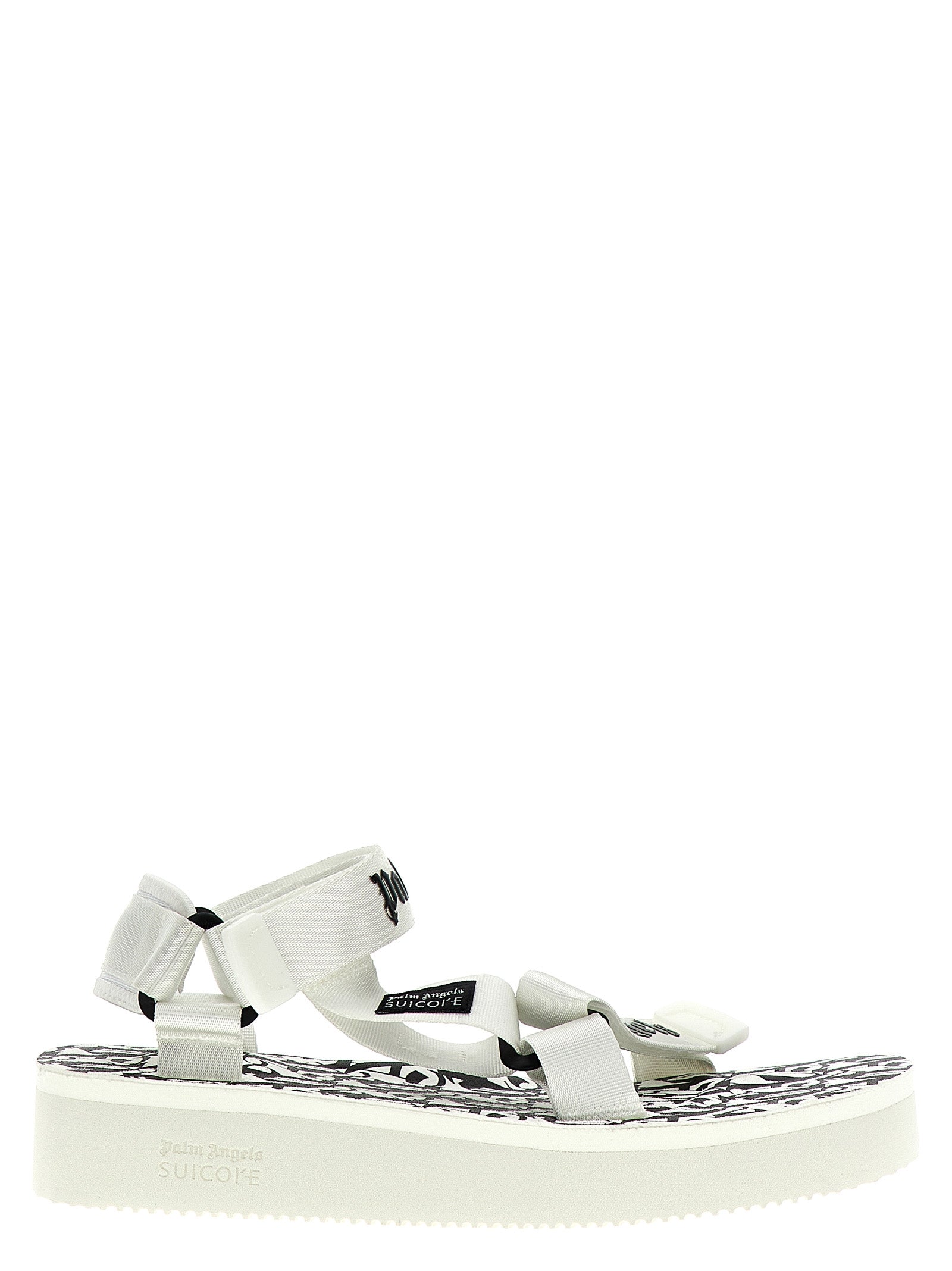 Palm Angels Zweifarbige Polyester-Sandalen