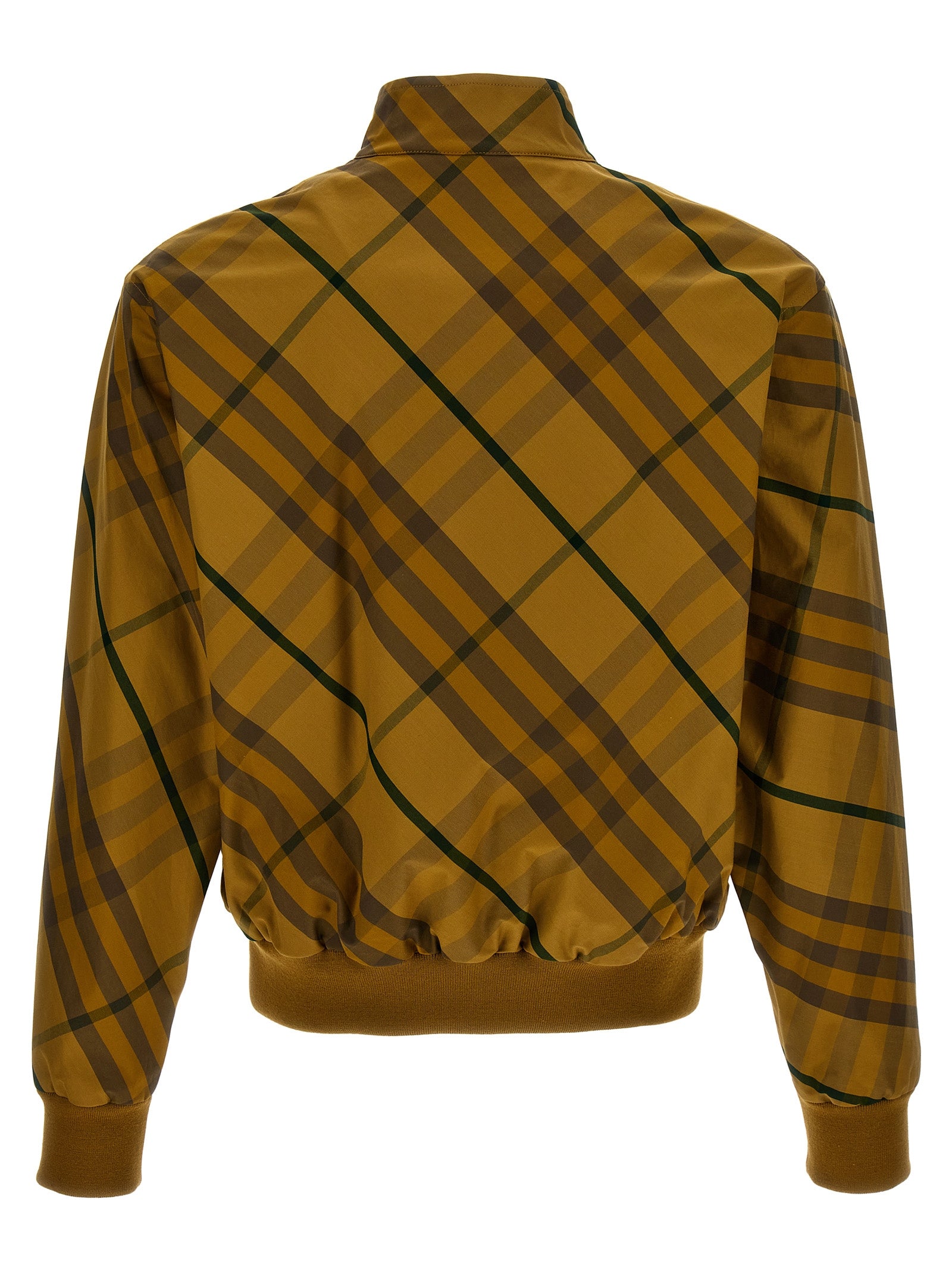 Burberry Zweifarbige Bomberjacke aus Baumwolle