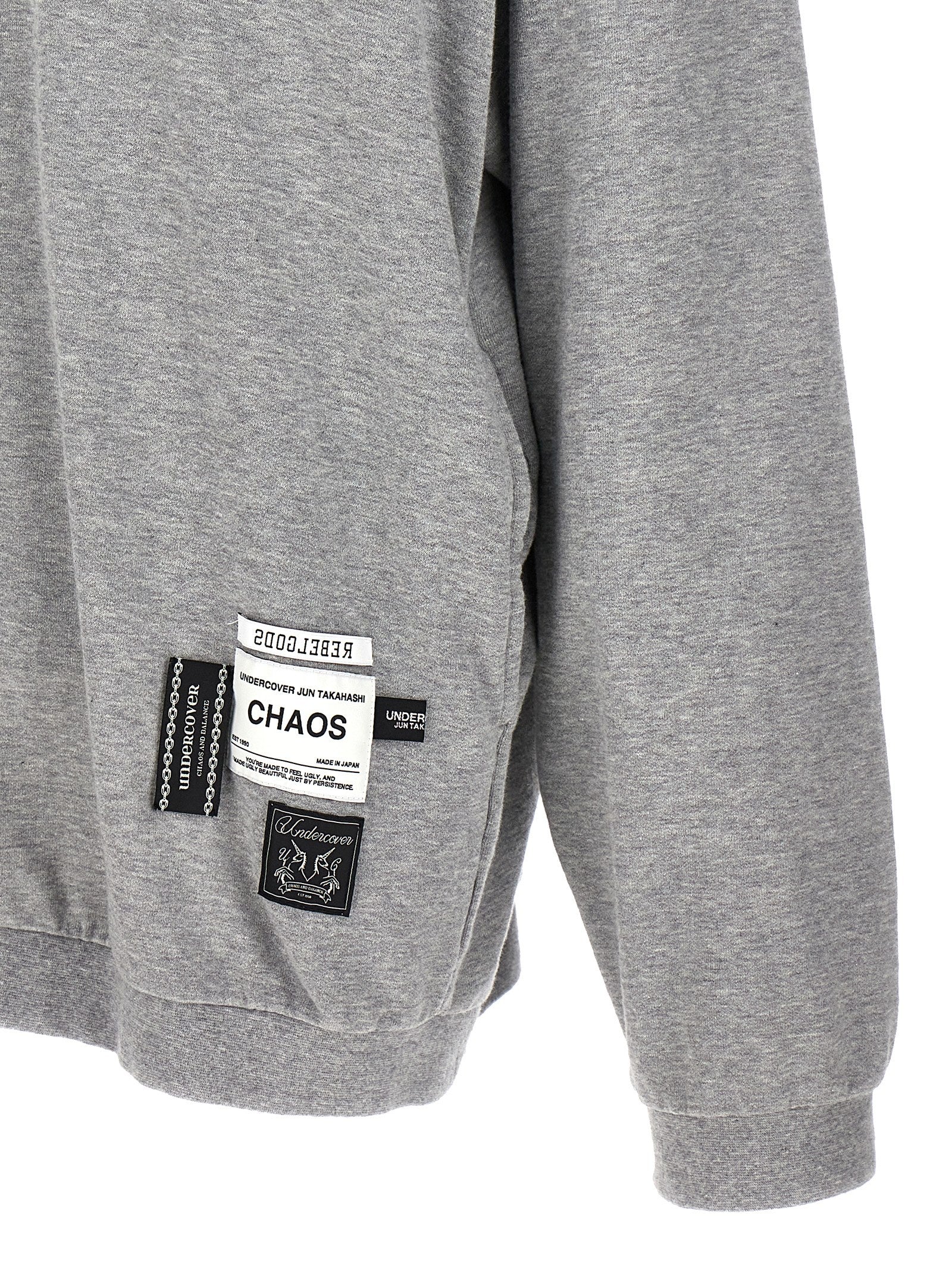 Undercover Grauer Baumwollpullover