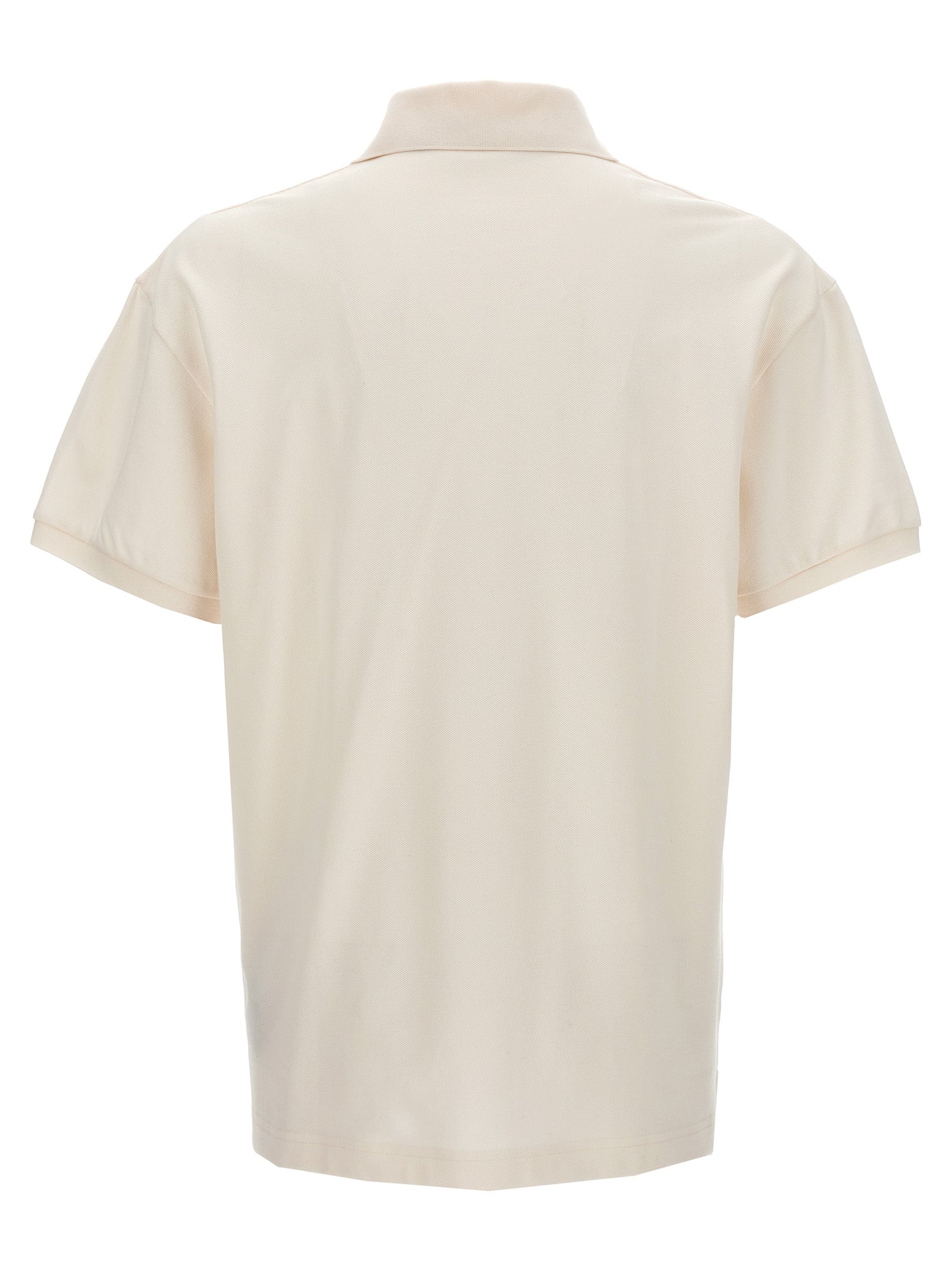 Palm Angels Weißes Poloshirt aus Polyester