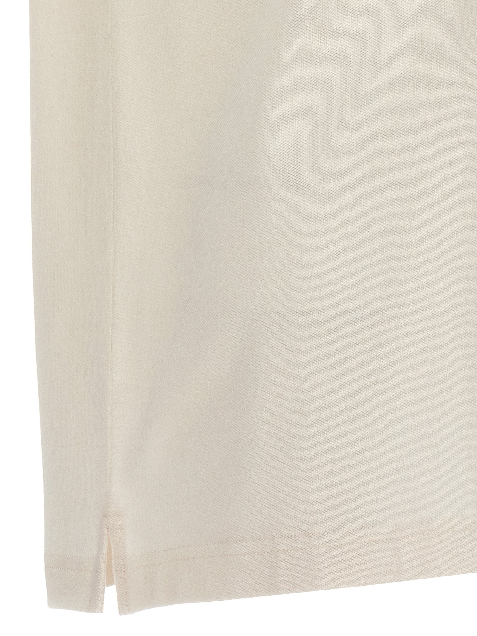 Palm Angels Weißes Poloshirt aus Polyester