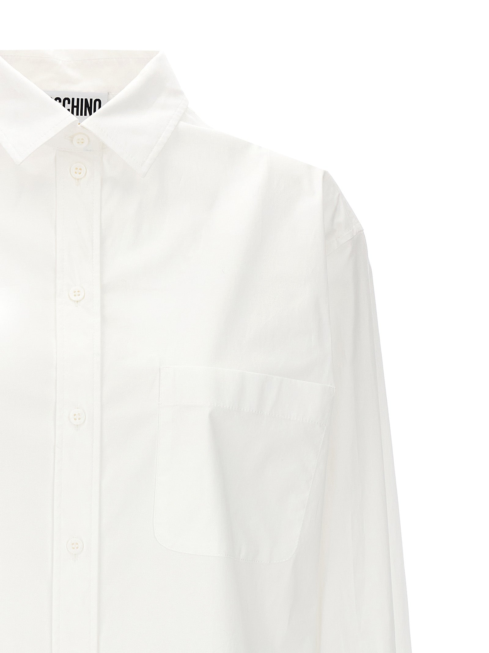 Moschino Weiße Baumwollbluse
