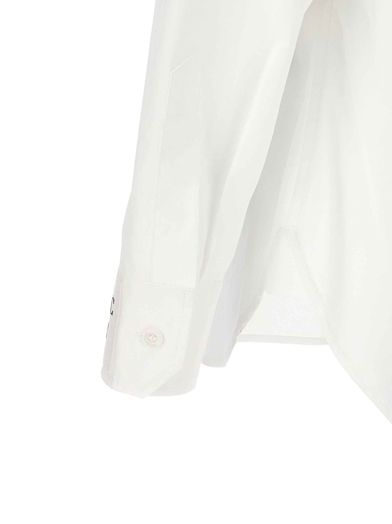Moschino Weiße Baumwollbluse