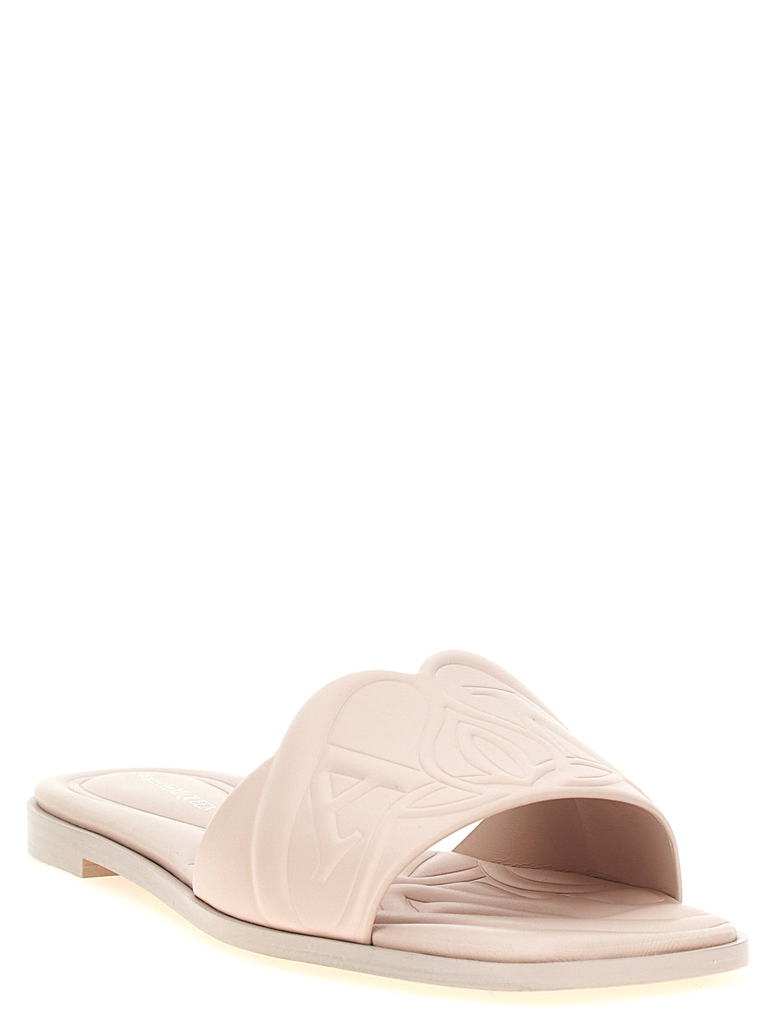 Alexander McQueen Multicolor Kalbsleder-Slipper