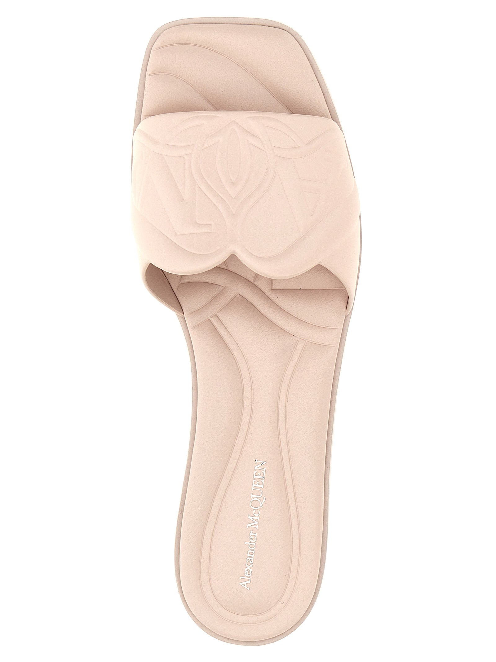 Alexander McQueen Multicolor Kalbsleder-Slipper