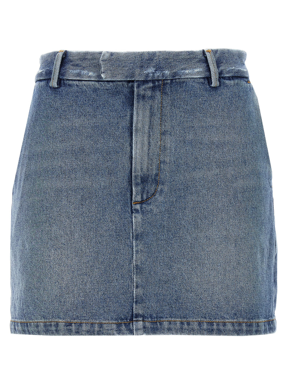 Armarium Blauer Baumwoll-Maxirock