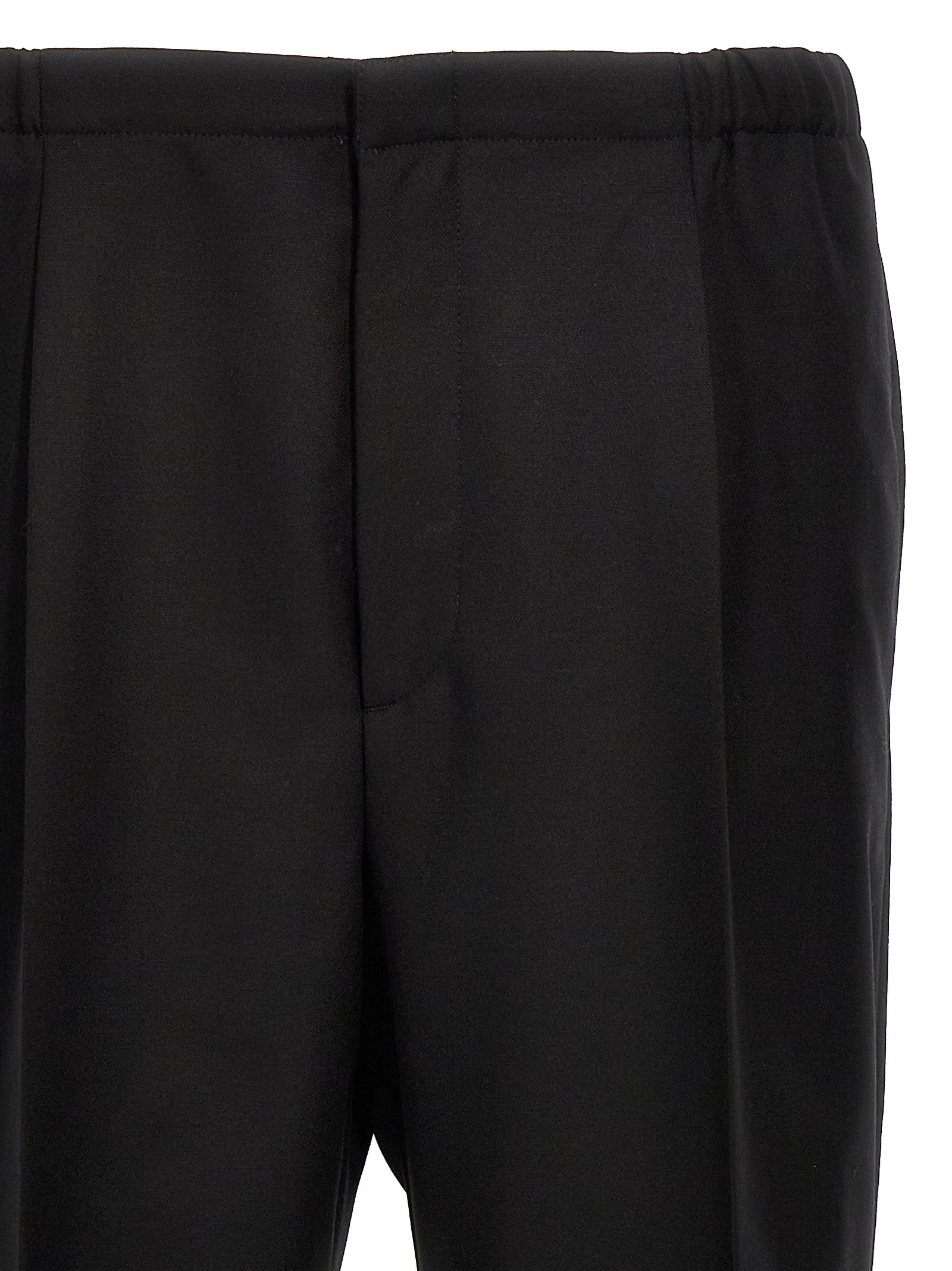 Fendi Schwarze Hose aus reiner Schurwolle