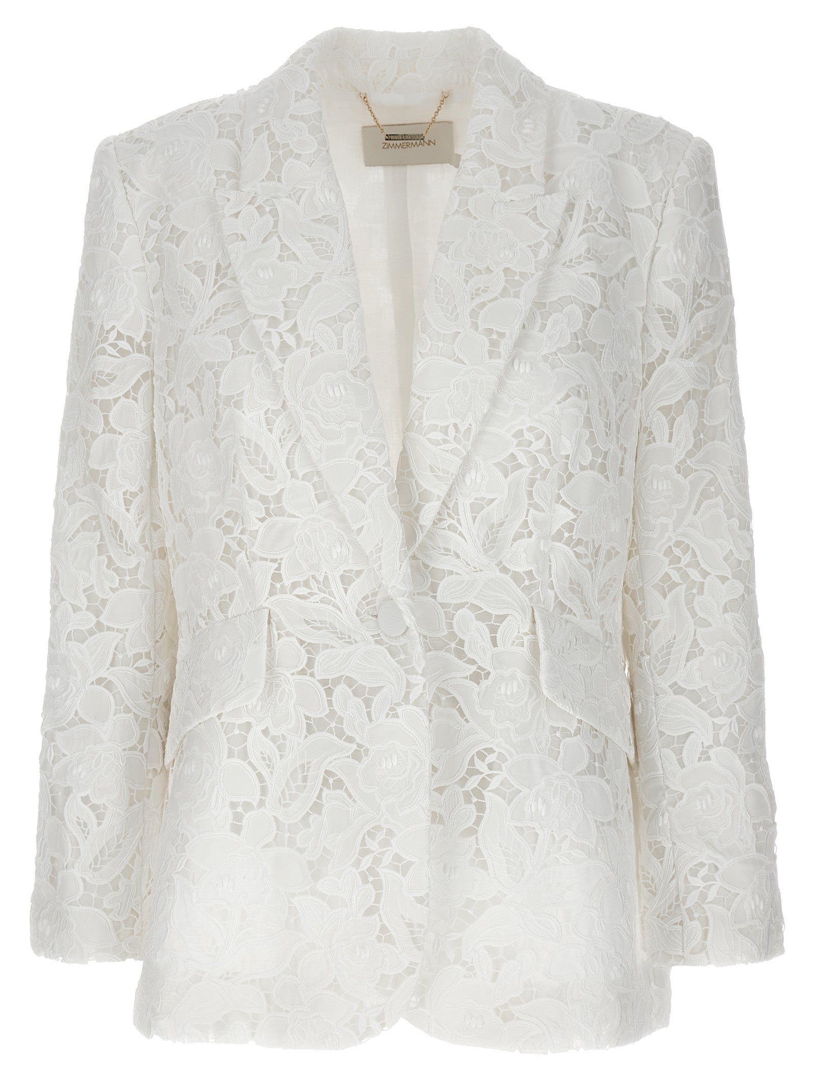 Zimmermann Weißer Blazer aus Polyester