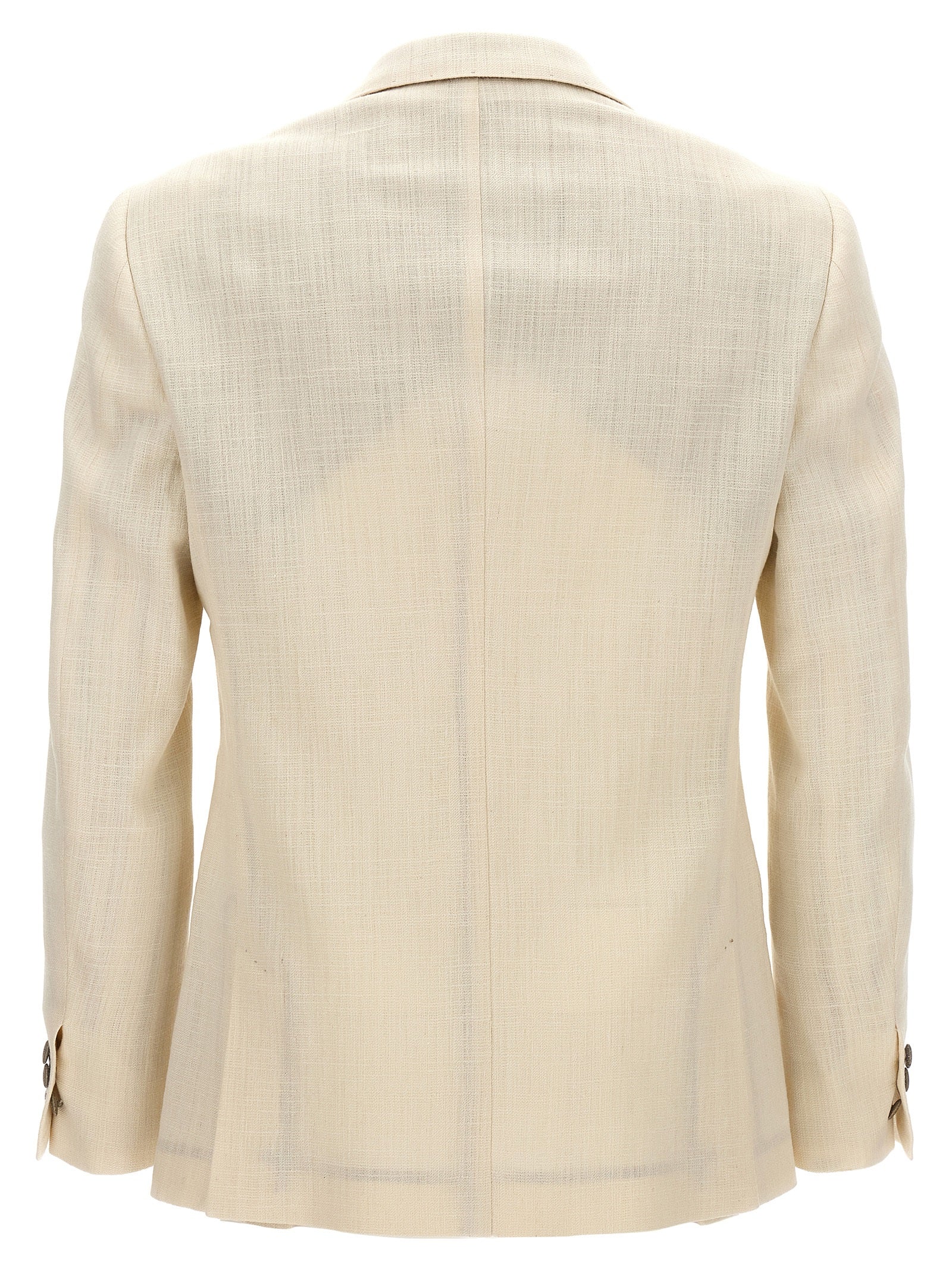 MAURIZIO MIRI Weißer Seidenblazer