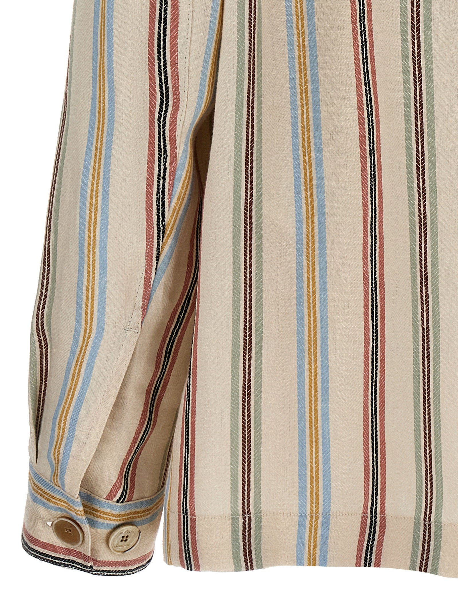 Etro Mehrfarbige Leinenbluse