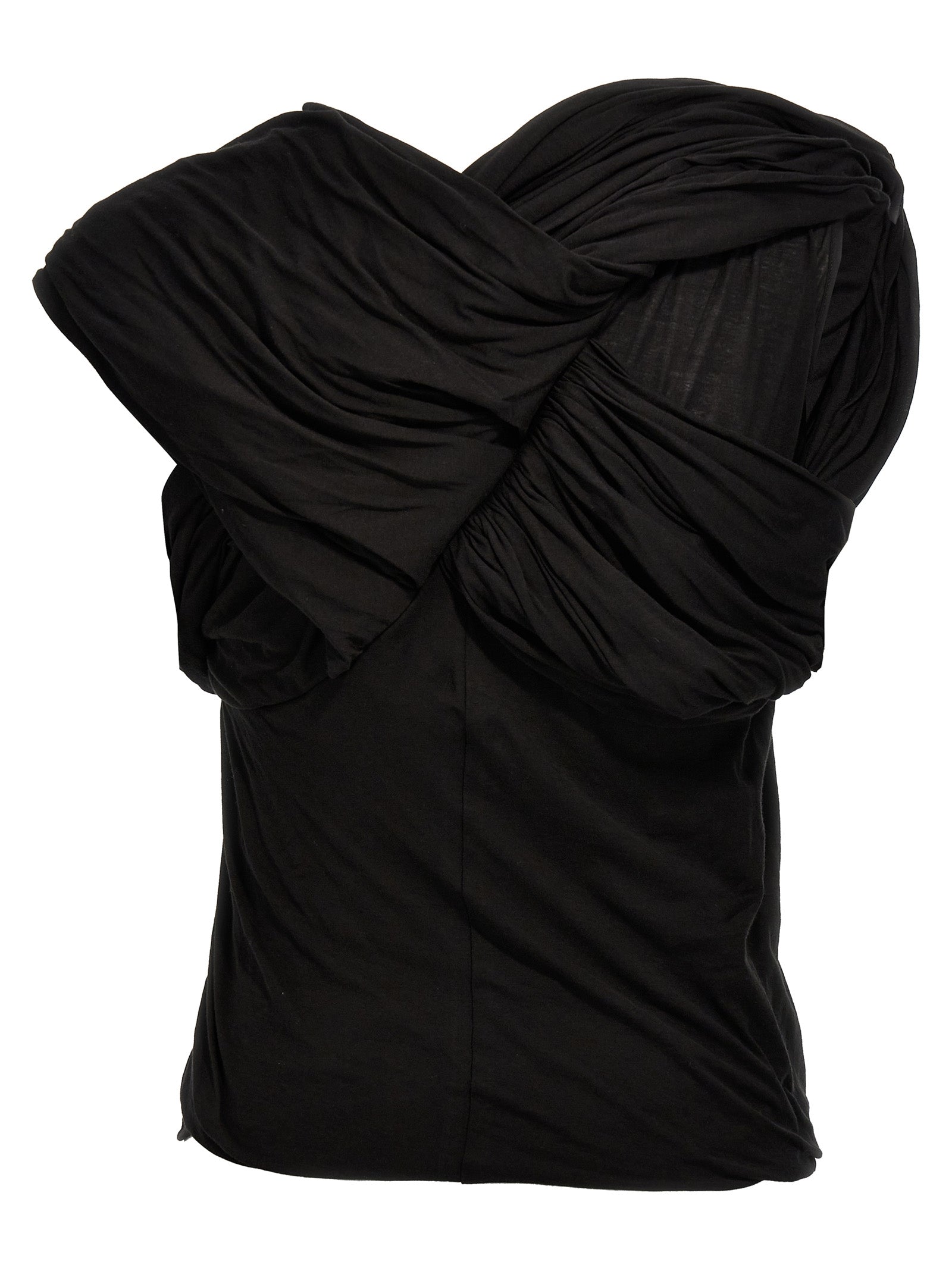 Rick Owens Schwarze Baumwoll-Tanktops