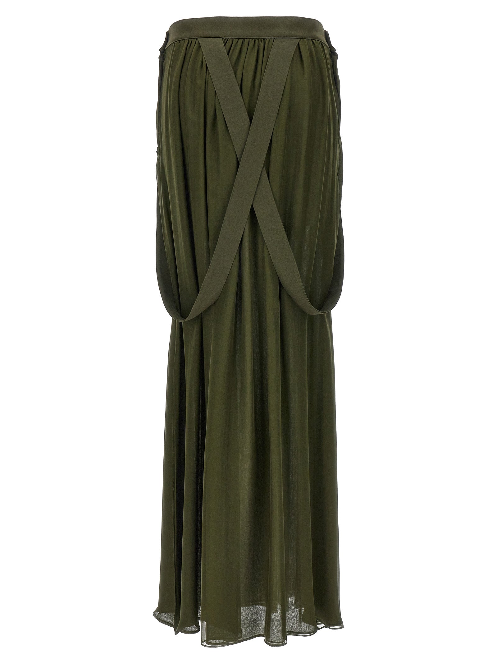 Max Mara Zweifarbiger Seiden-Minirock