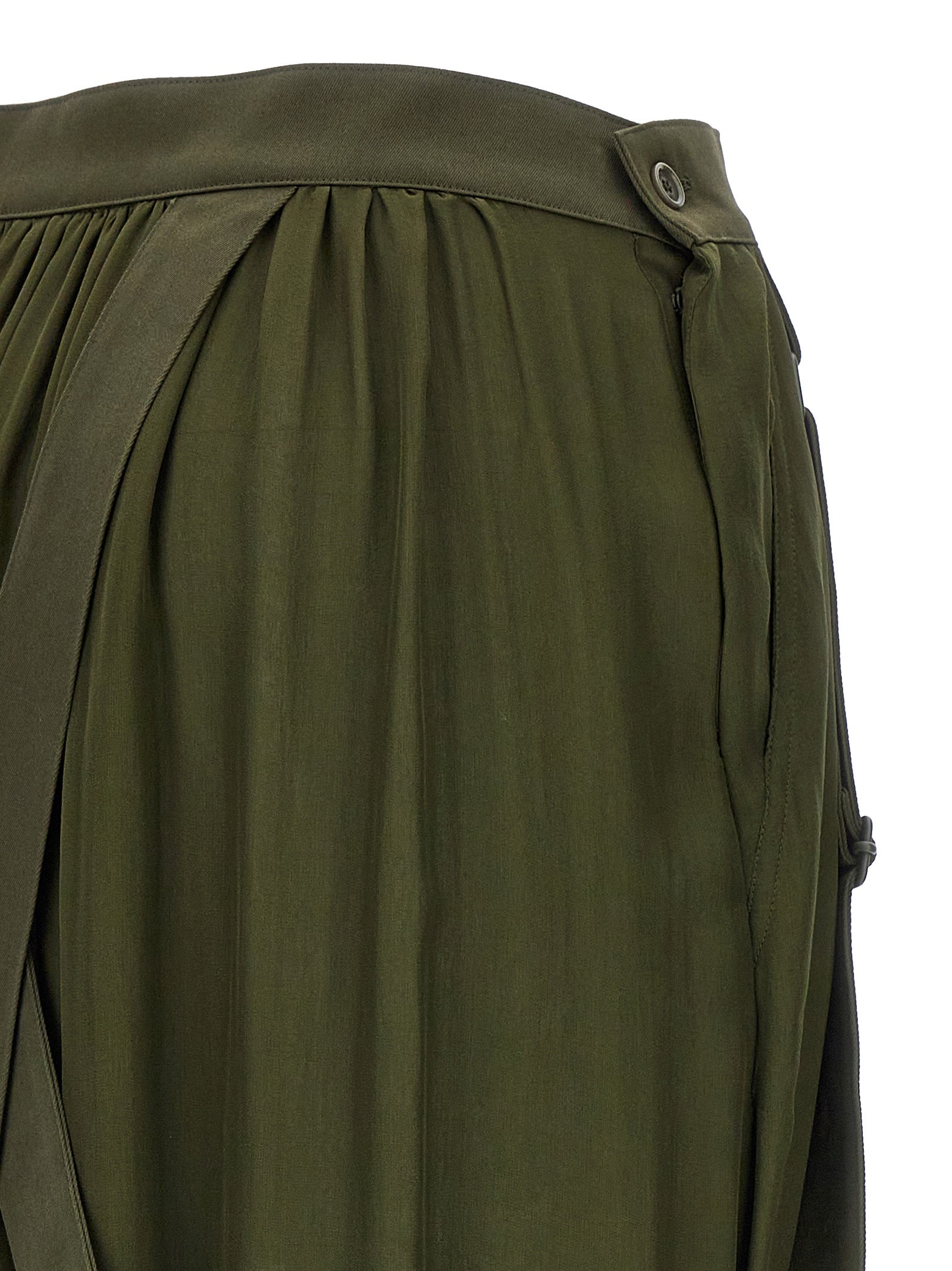 Max Mara Zweifarbiger Seiden-Minirock