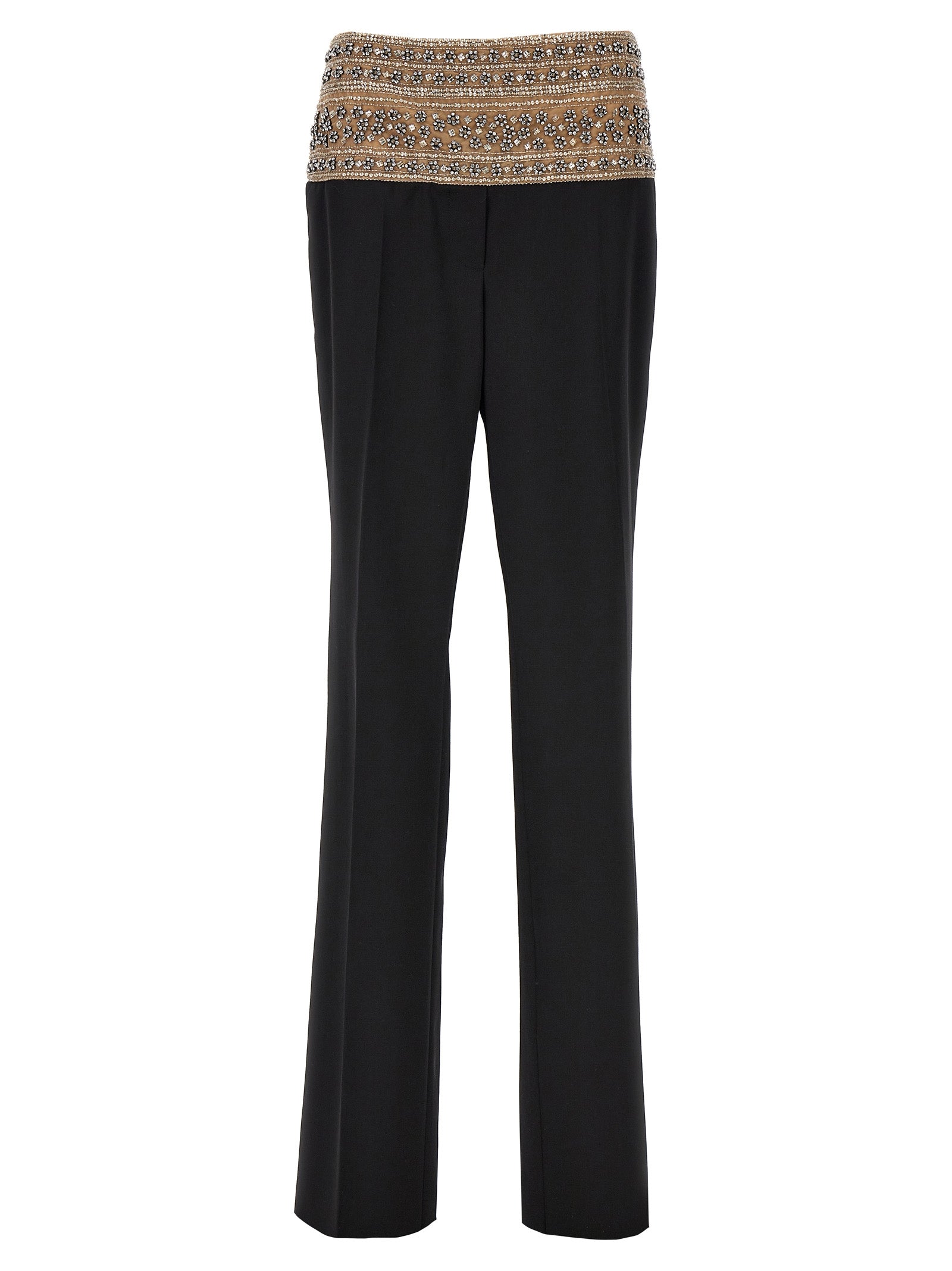 Stella McCartney Schwarze Wollhose