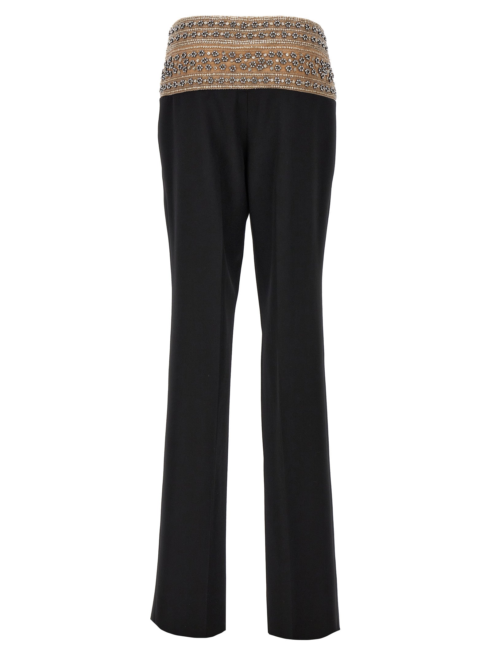Stella McCartney Schwarze Wollhose