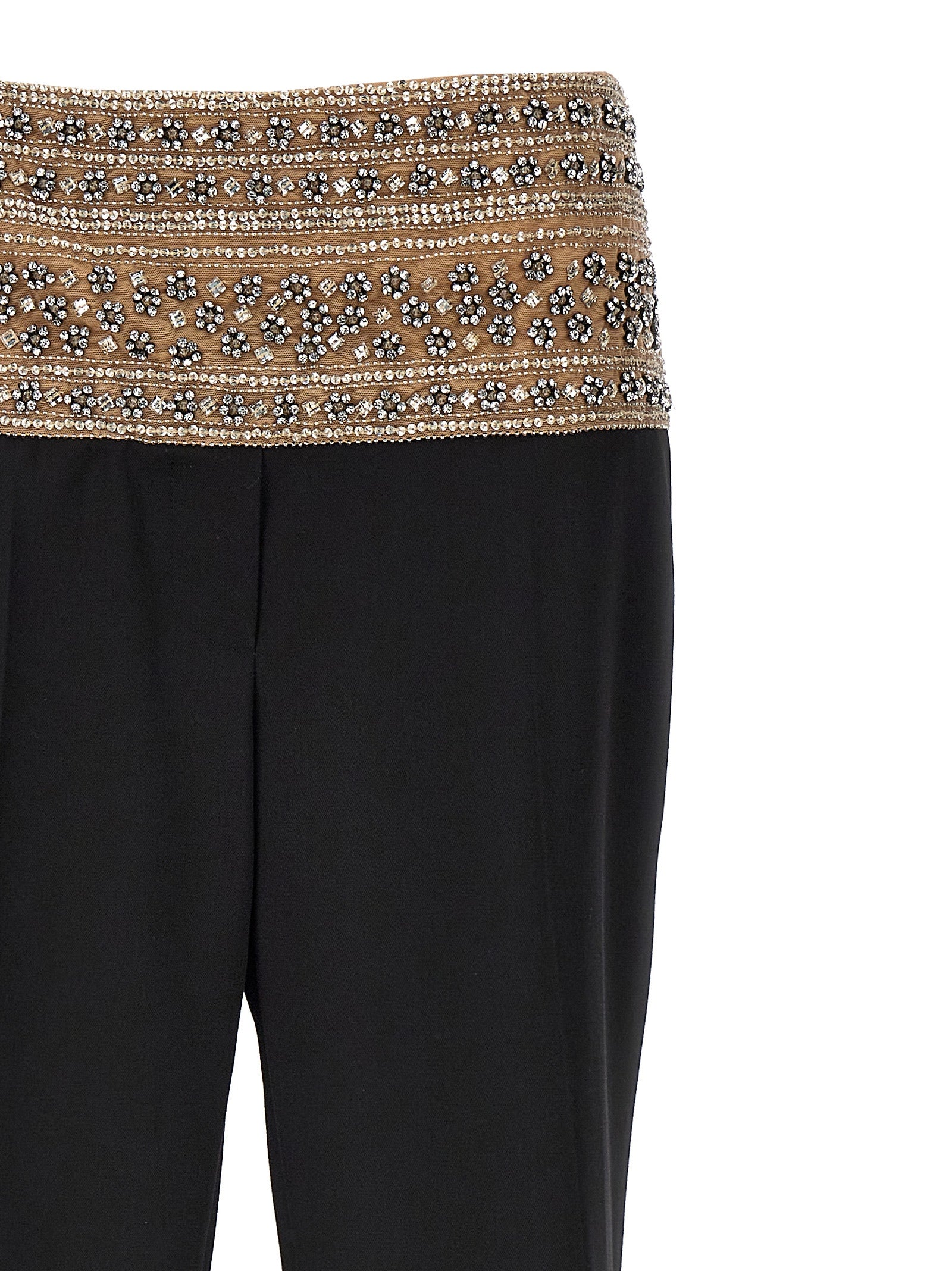 Stella McCartney Schwarze Wollhose