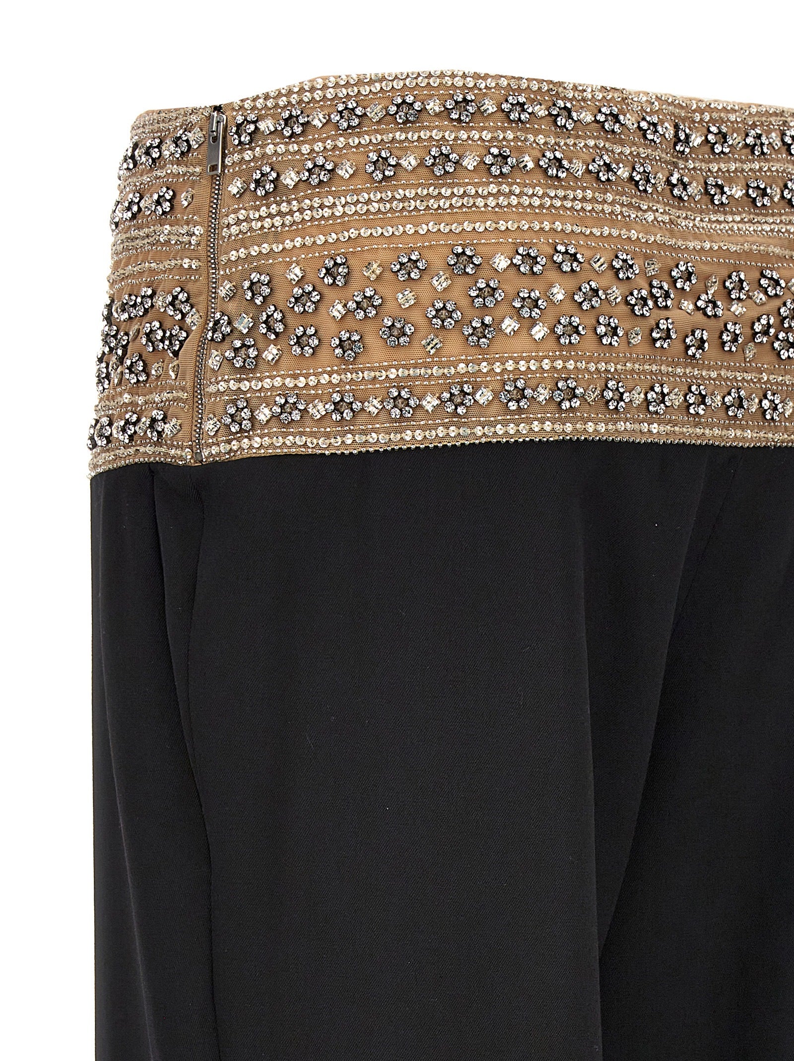 Stella McCartney Schwarze Wollhose