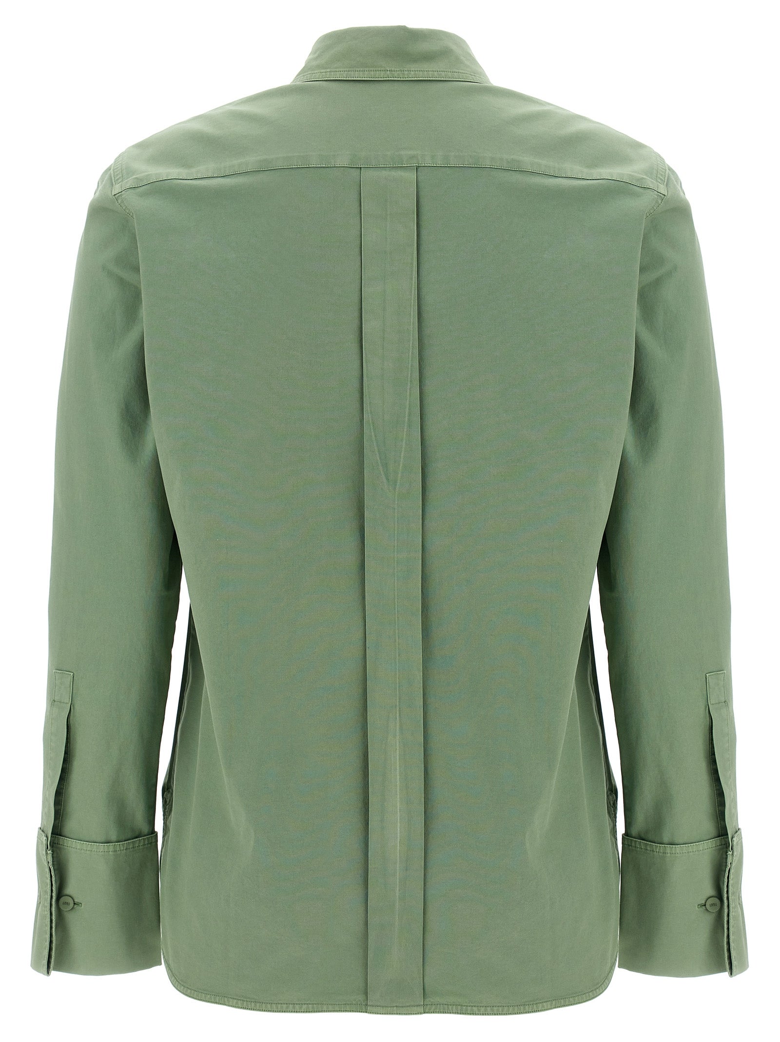 Max Mara Zweifarbige Baumwollbluse