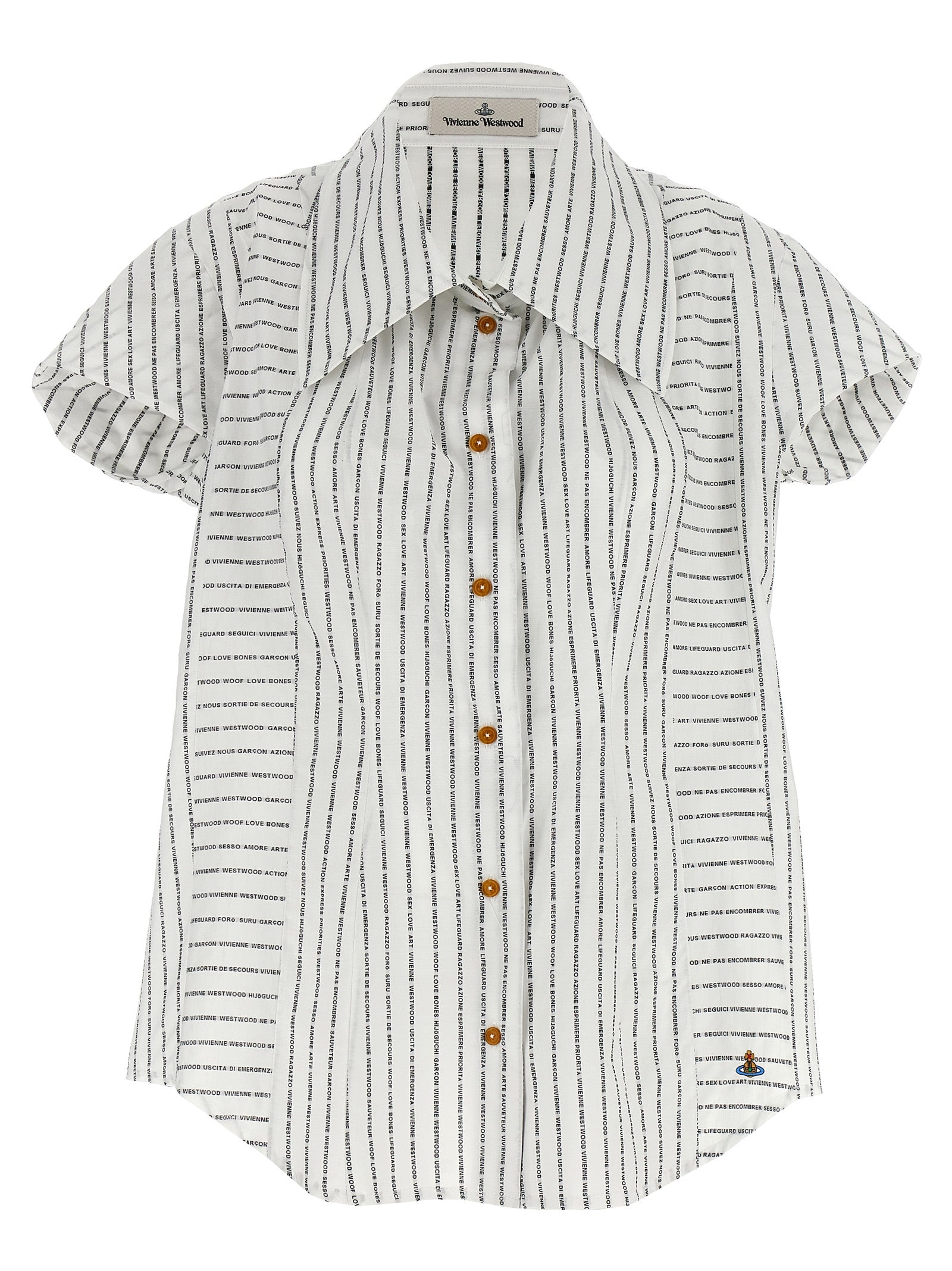 Vivienne Westwood Zweifarbige Baumwollbluse