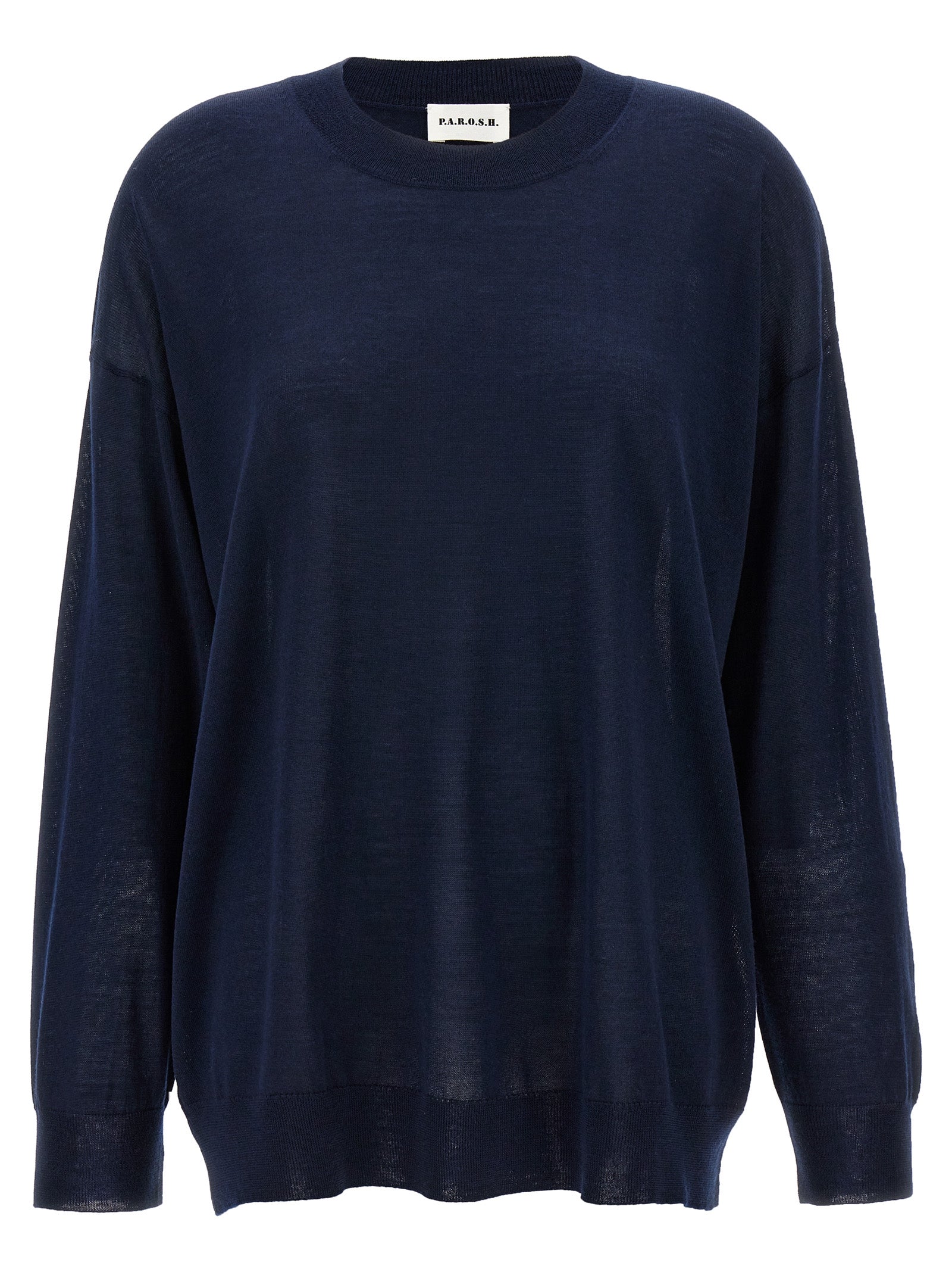 P.A.R.O.S.H. Blauer Wollcardigan