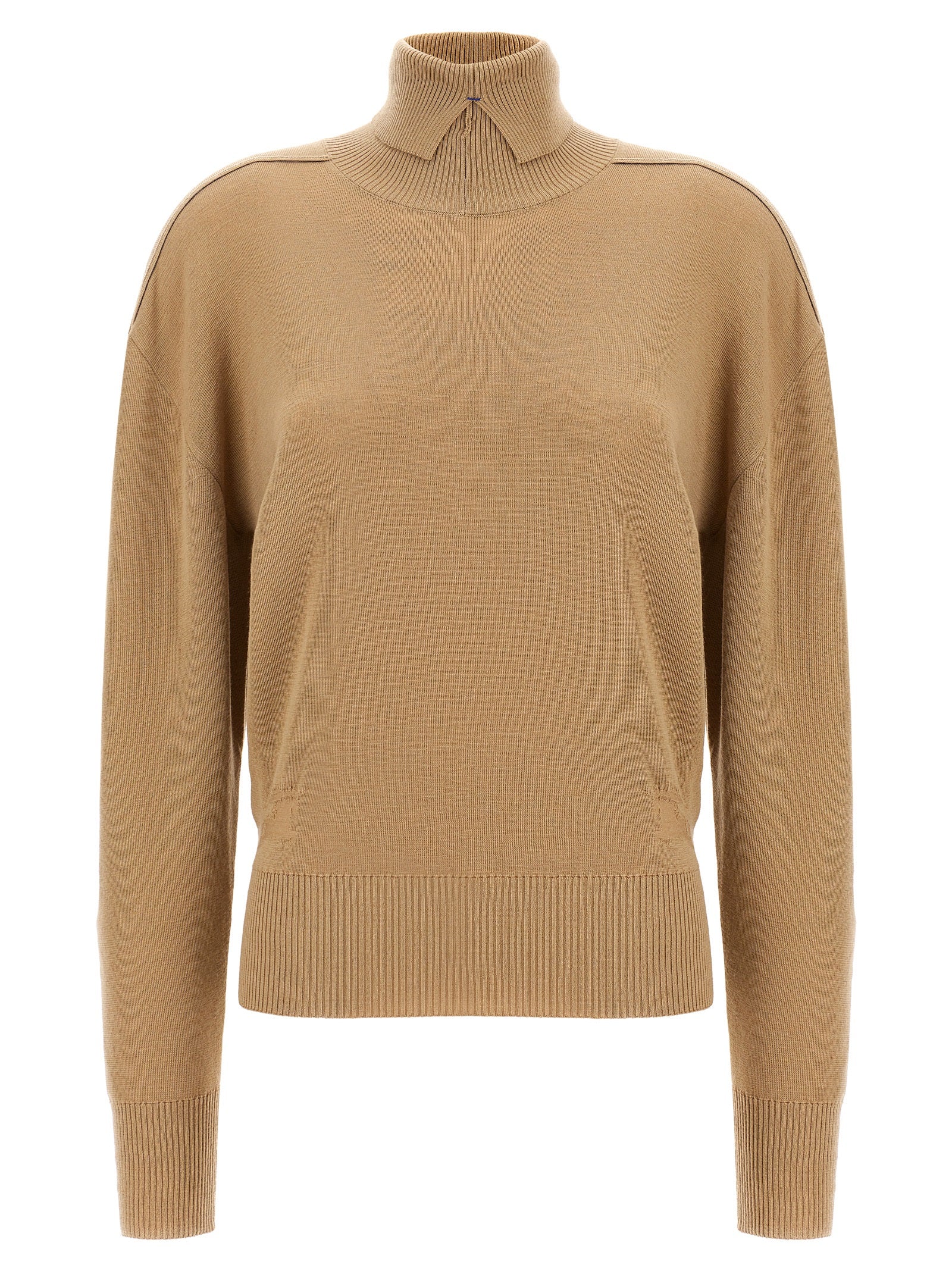 Burberry Beige Wollstrickjacke
