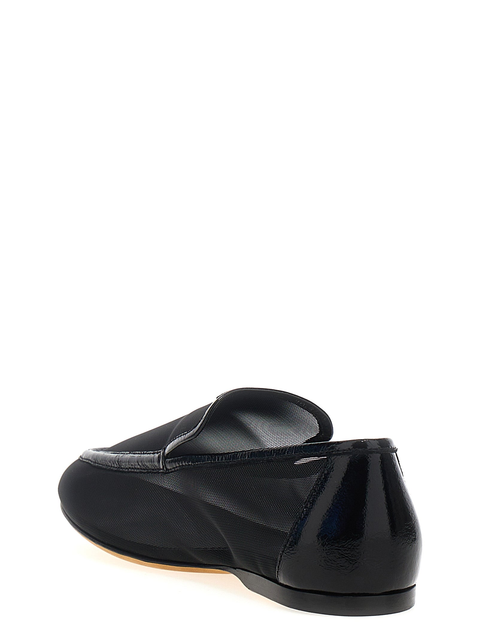 Khaite Schwarze Loafer aus Polyamid zum Hineinschlüpfen