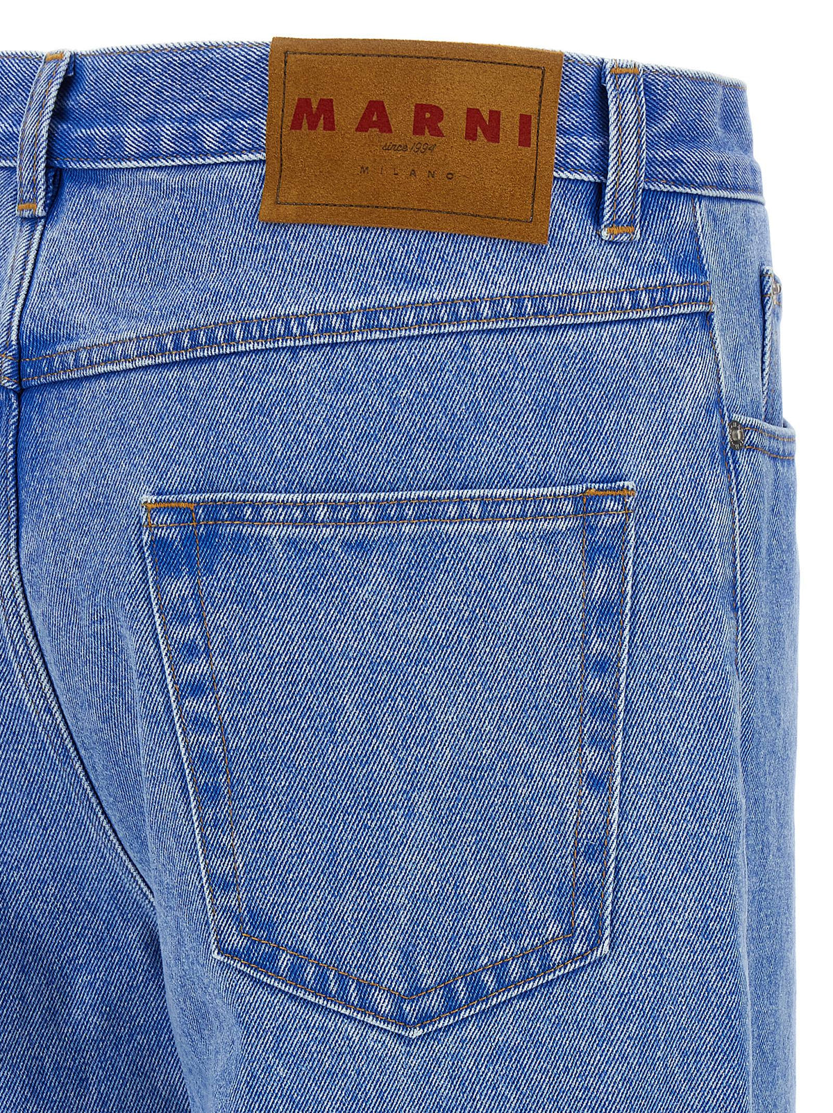 Marni Blaue Baumwolljeans Denim