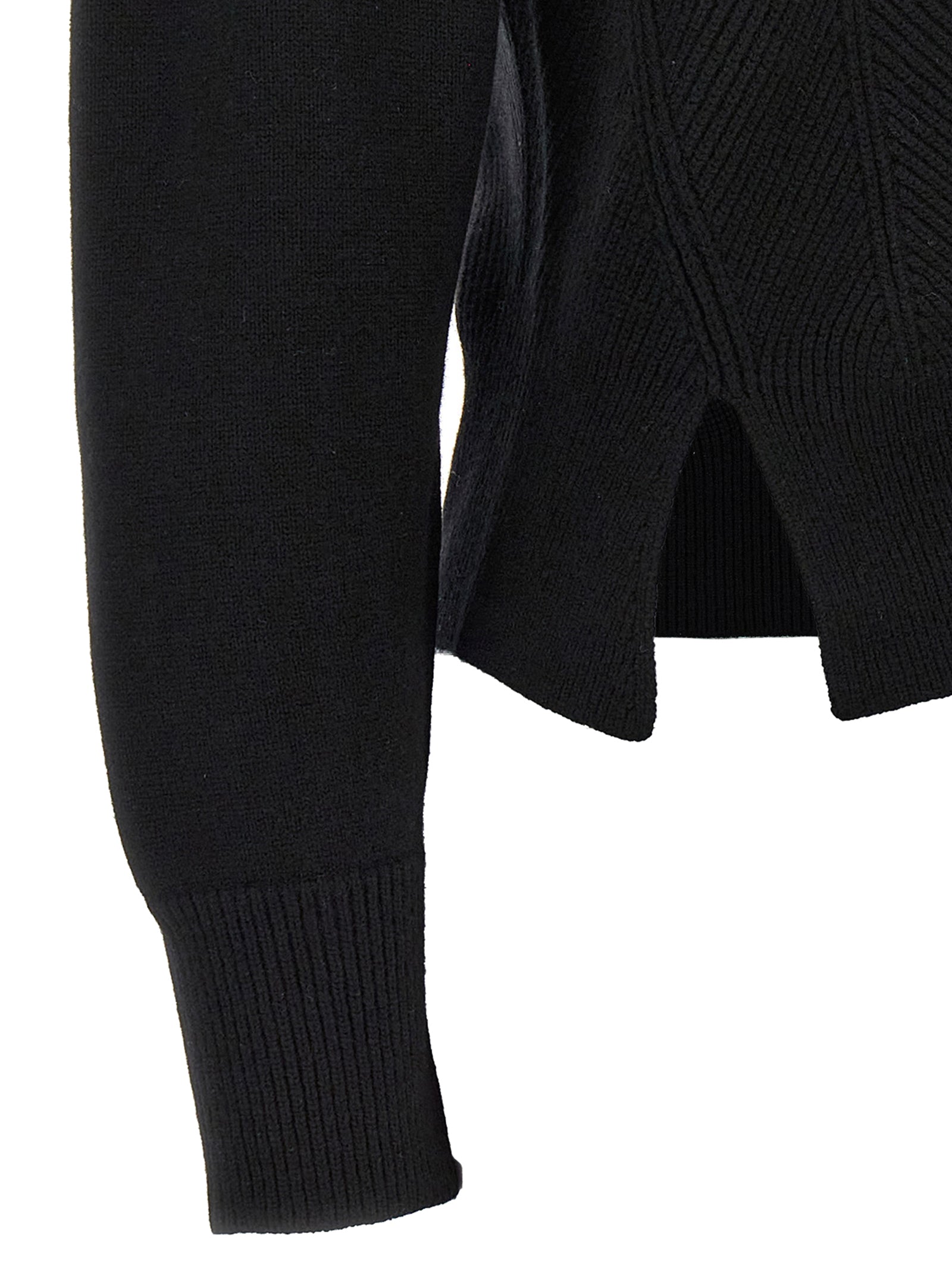 Alexander McQueen Schwarzer Wollcardigan
