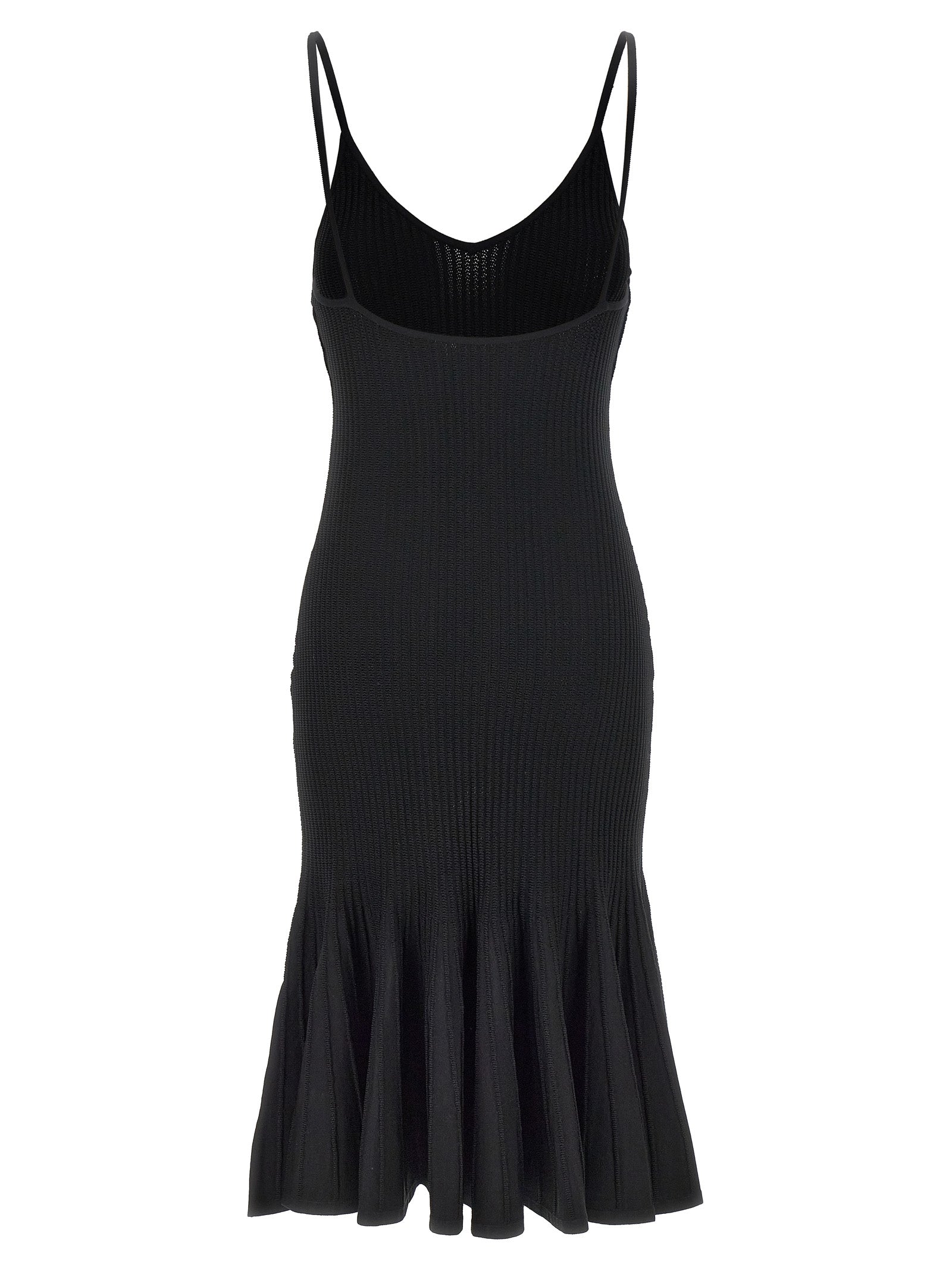 Khaite Schwarzes Midikleid aus Viskose