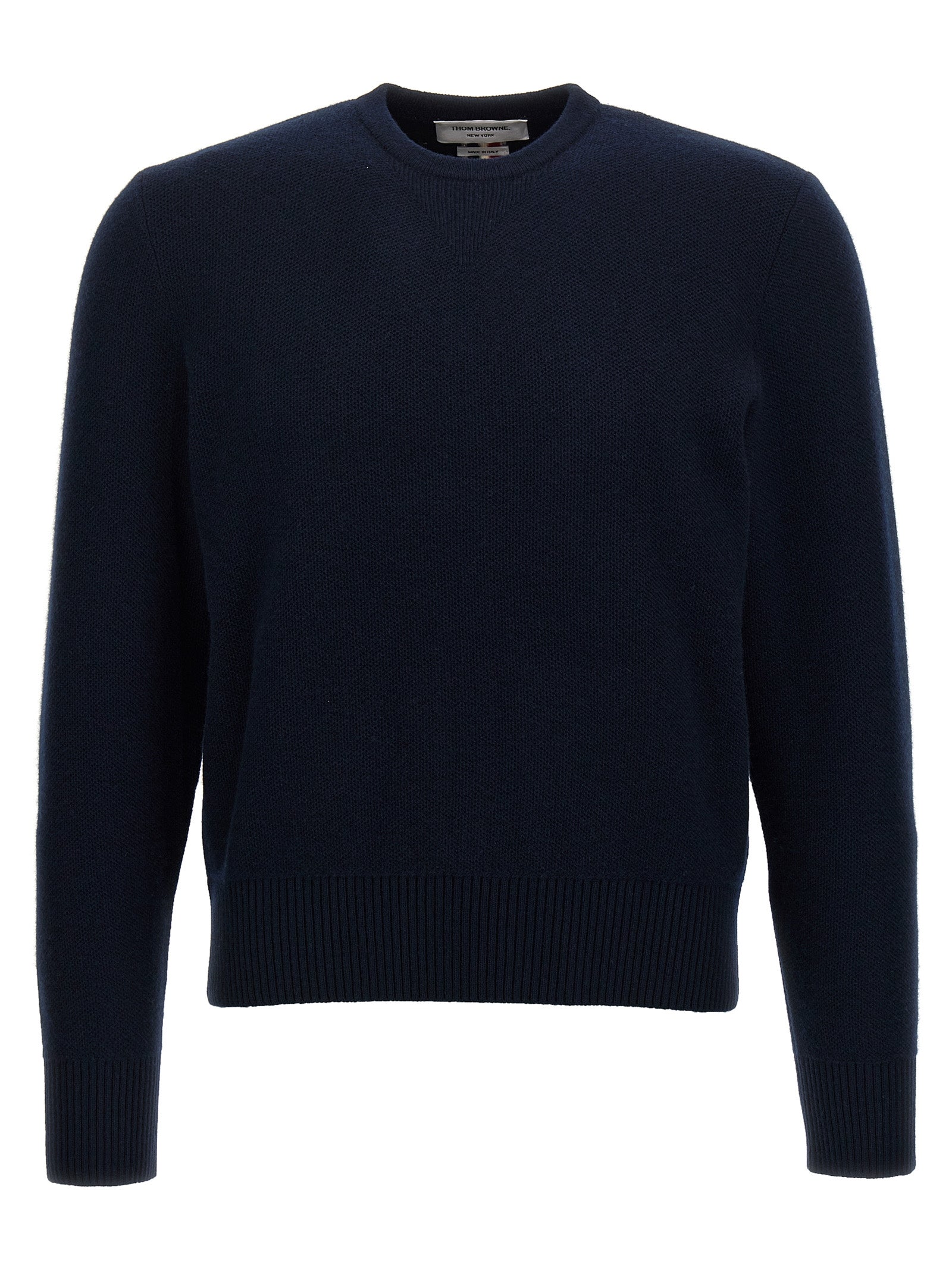 Thom Browne Blauer Cardigan aus Schurwolle
