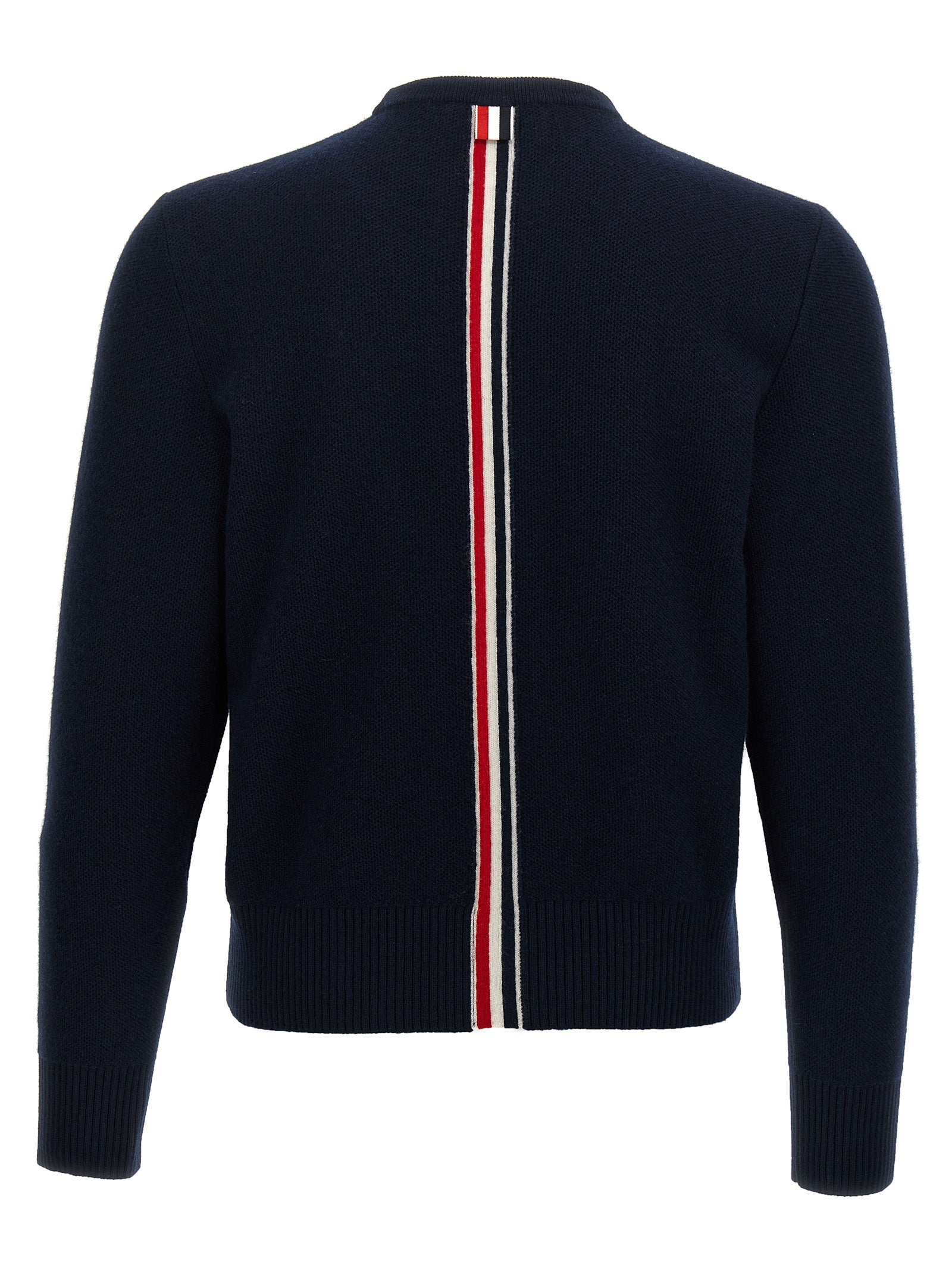 Thom Browne Blauer Cardigan aus Schurwolle