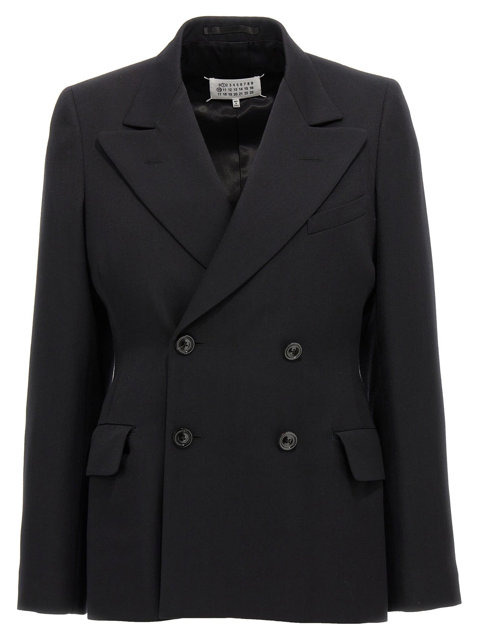 Maison Margiela Schwarzer Wollblazer