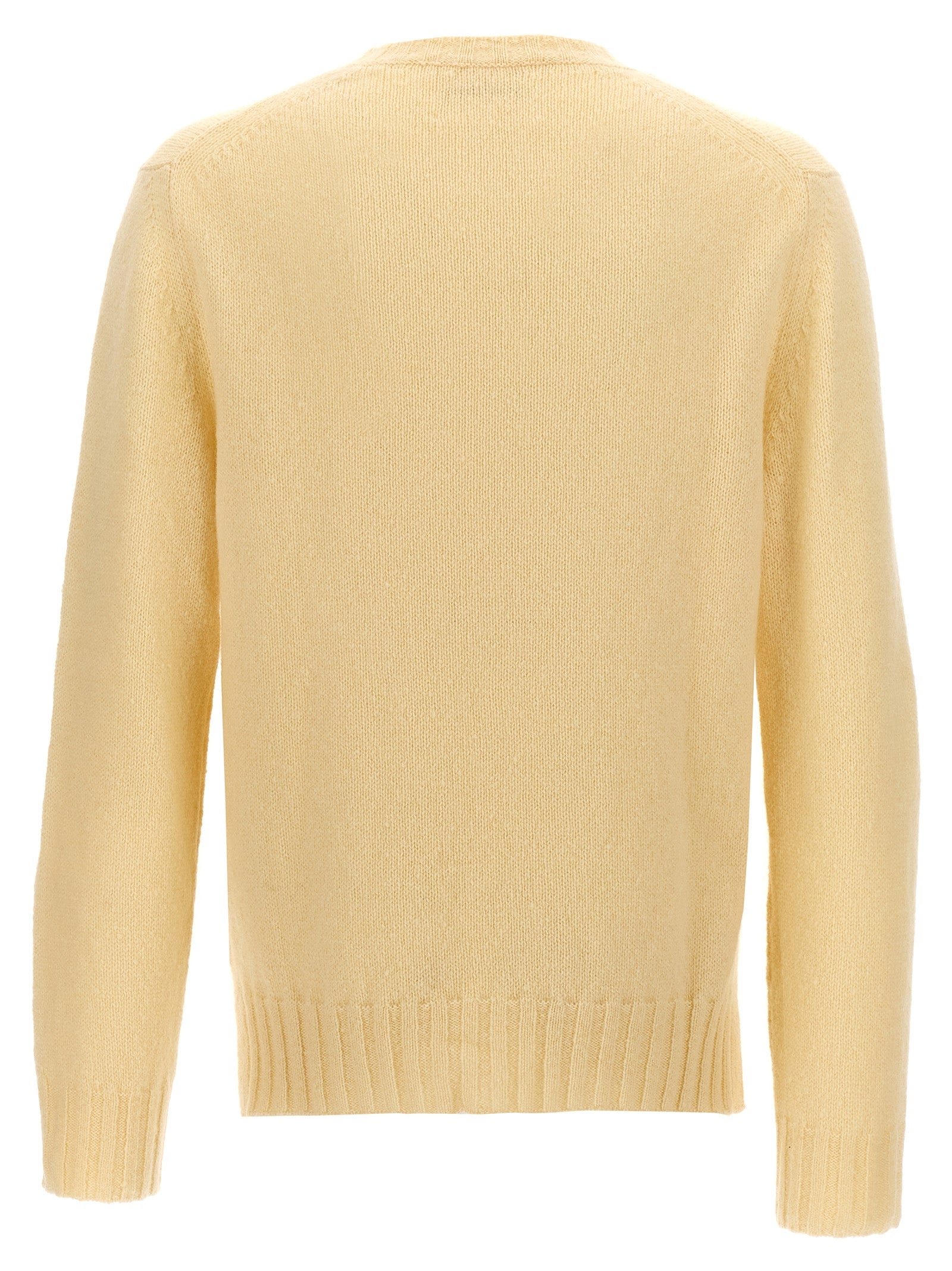 Jil Sander Beige Wollstrickjacke