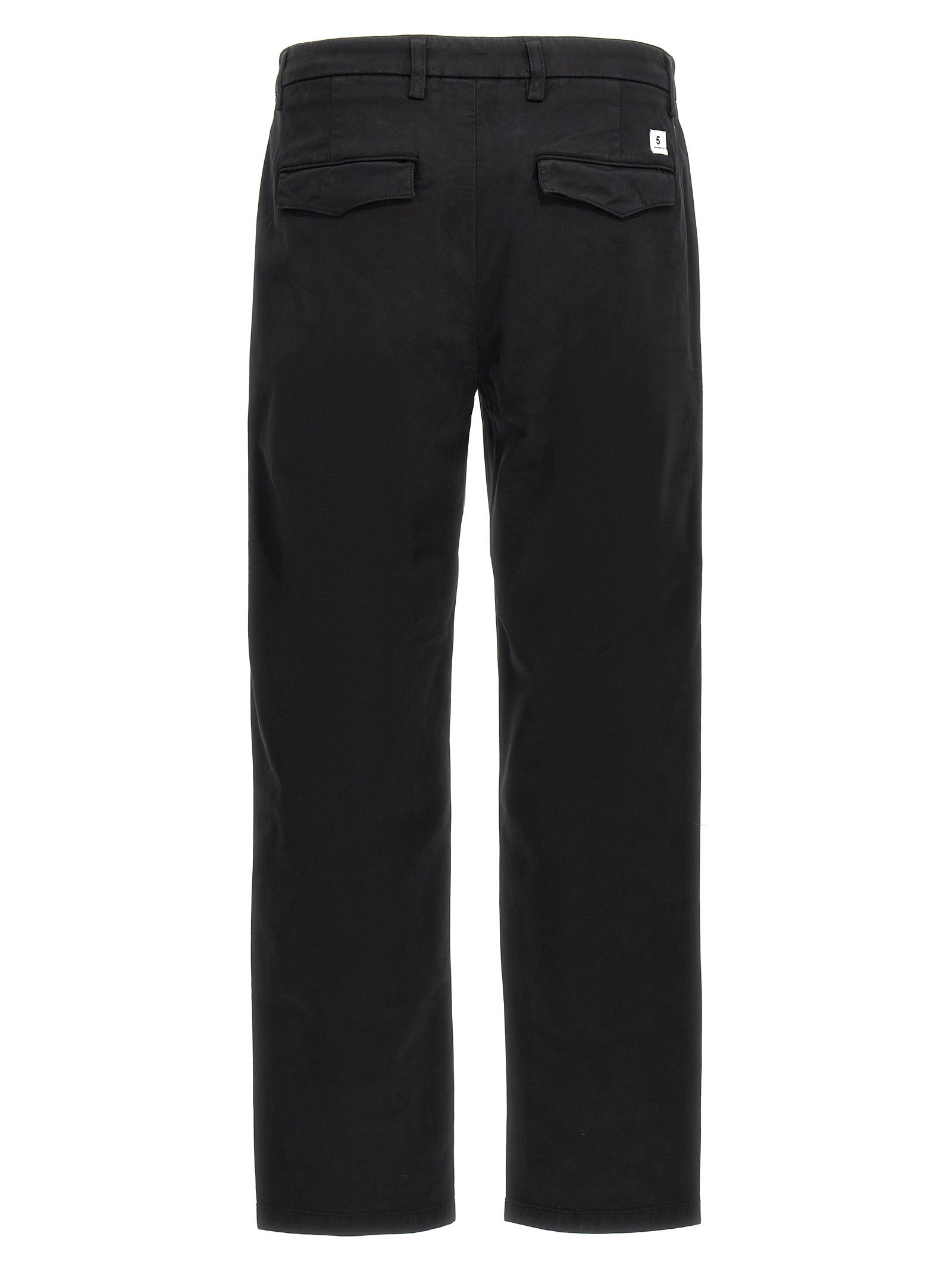Department 5 Schwarze Baumwoll-Freizeithose