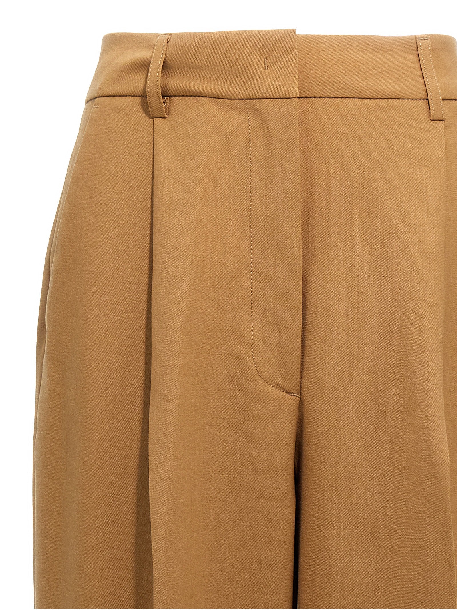 THELATEST Braune Hose aus Polyester