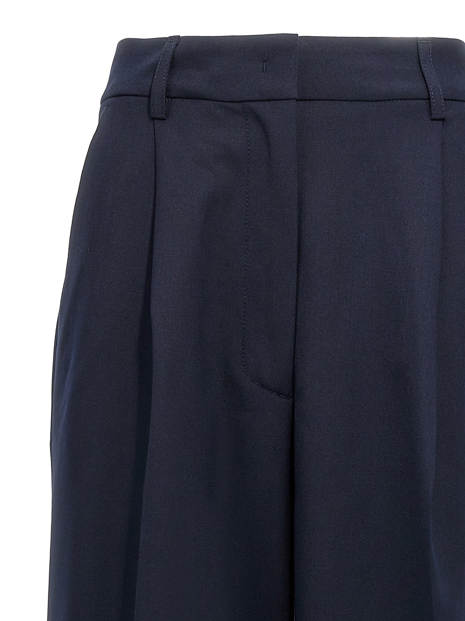 THELATEST Blaue Freizeithose aus Polyester