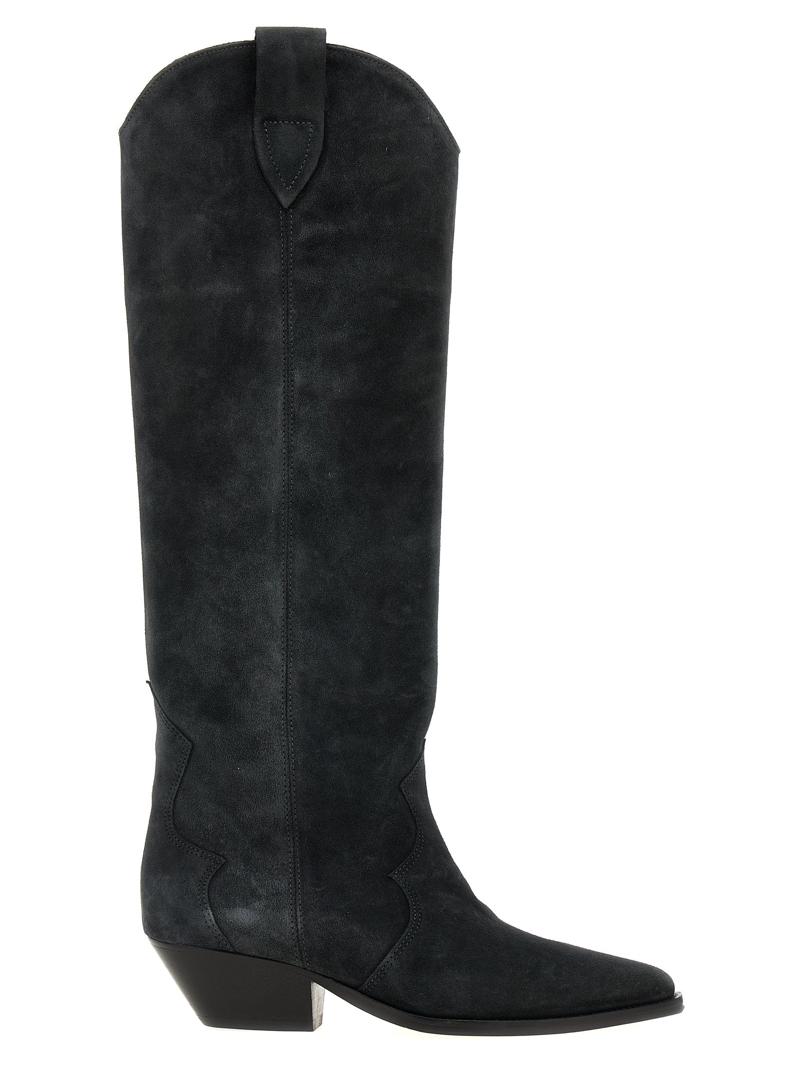 Isabel Marant Schwarze Chelsea Boots aus Kalbsleder