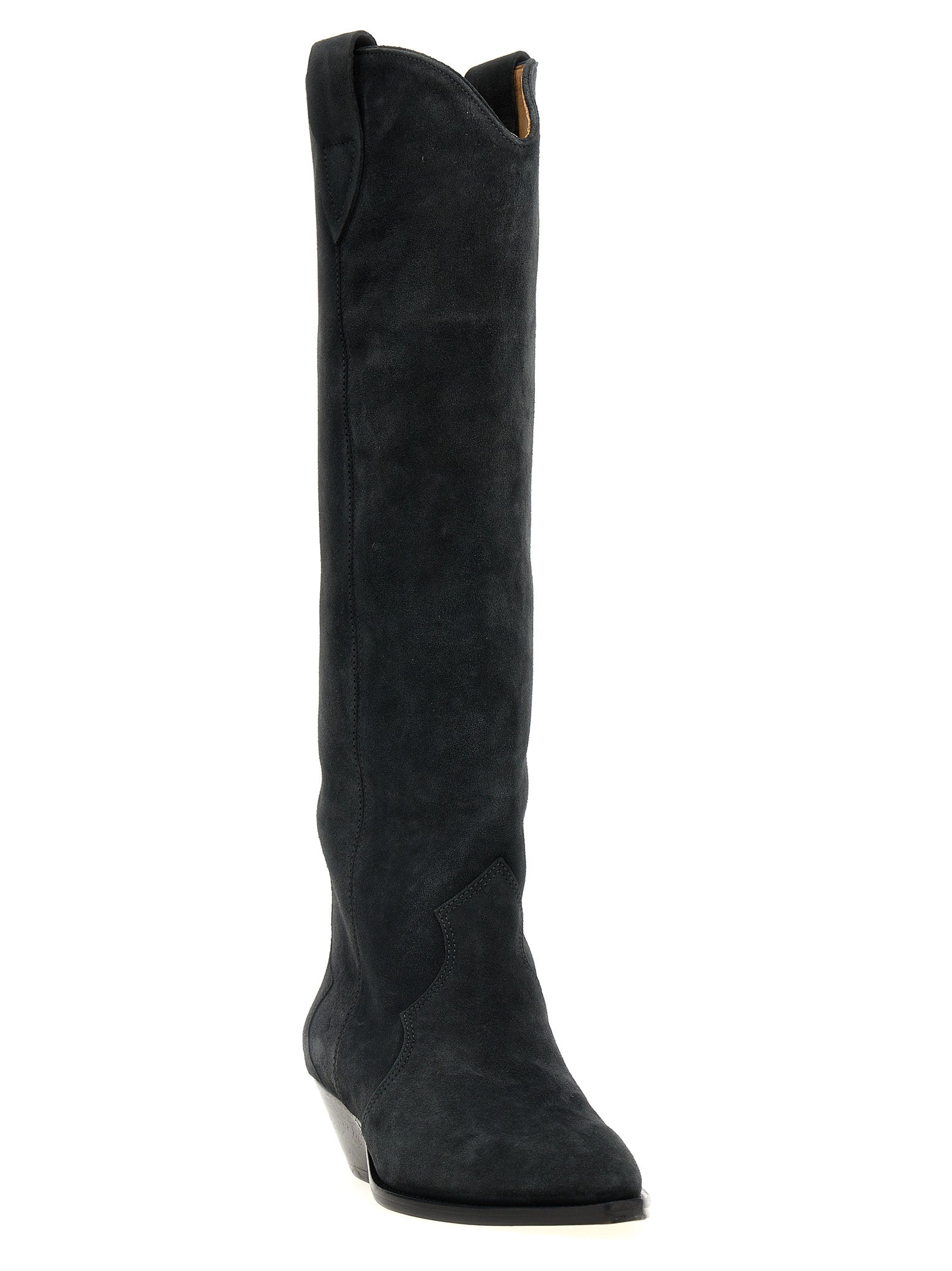 Isabel Marant Schwarze Chelsea Boots aus Kalbsleder