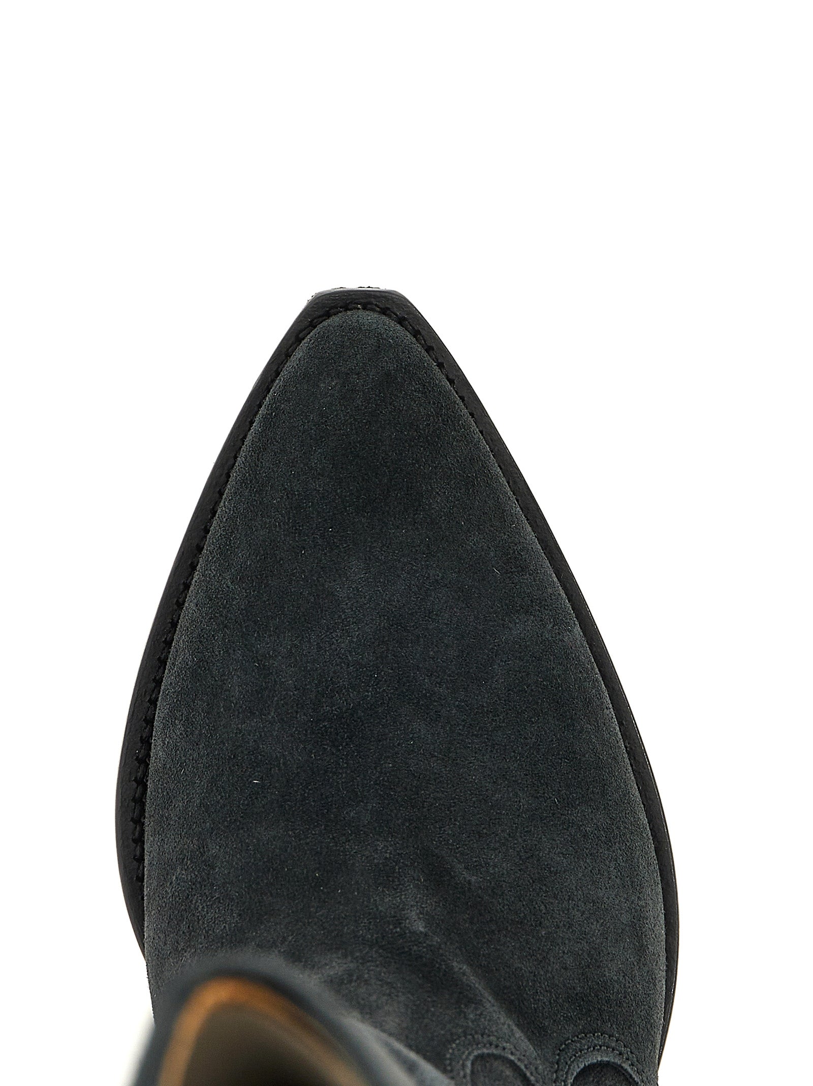 Isabel Marant Schwarze Chelsea Boots aus Kalbsleder