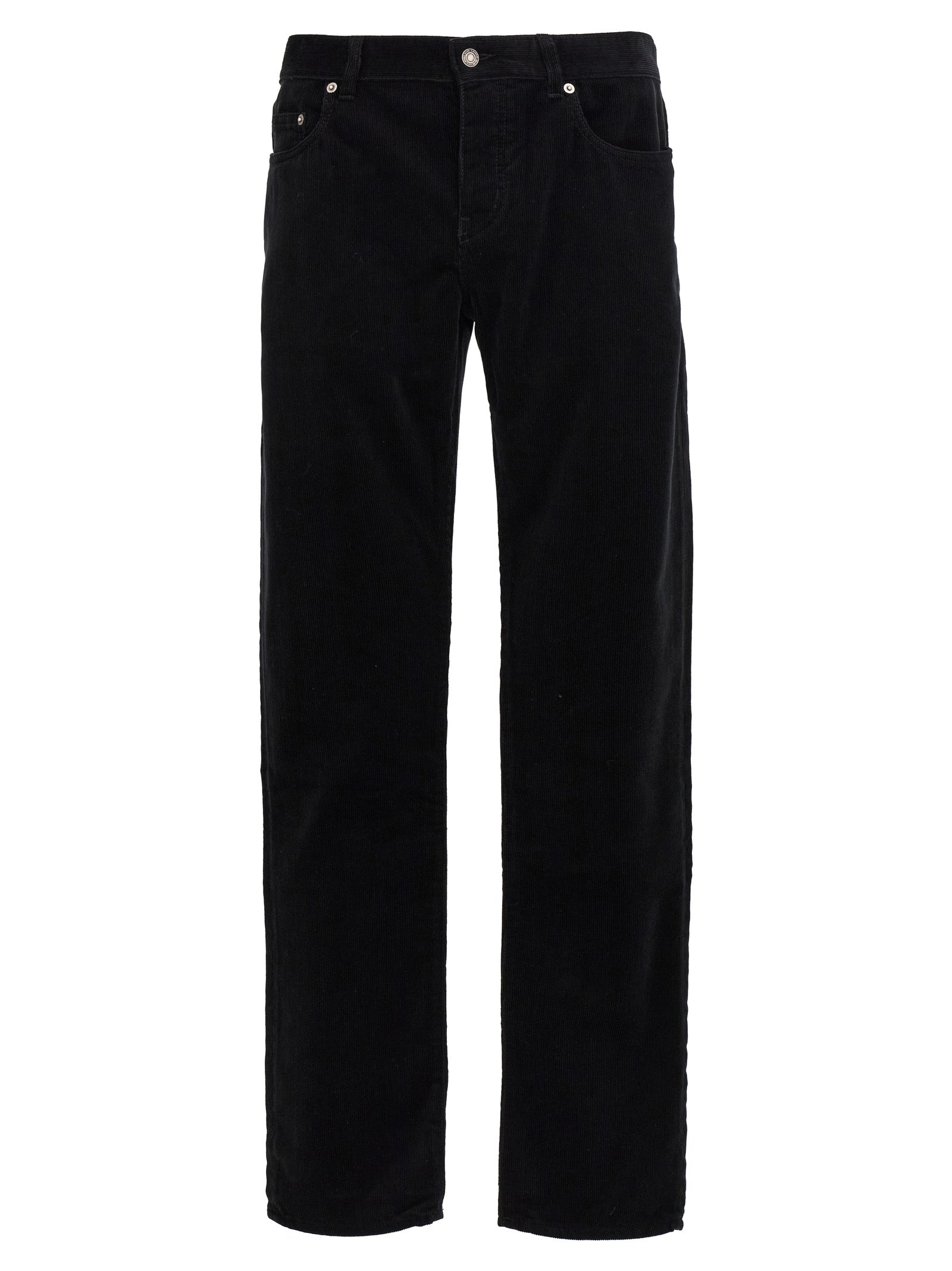 Saint Laurent Schwarze Baumwoll-Freizeithose