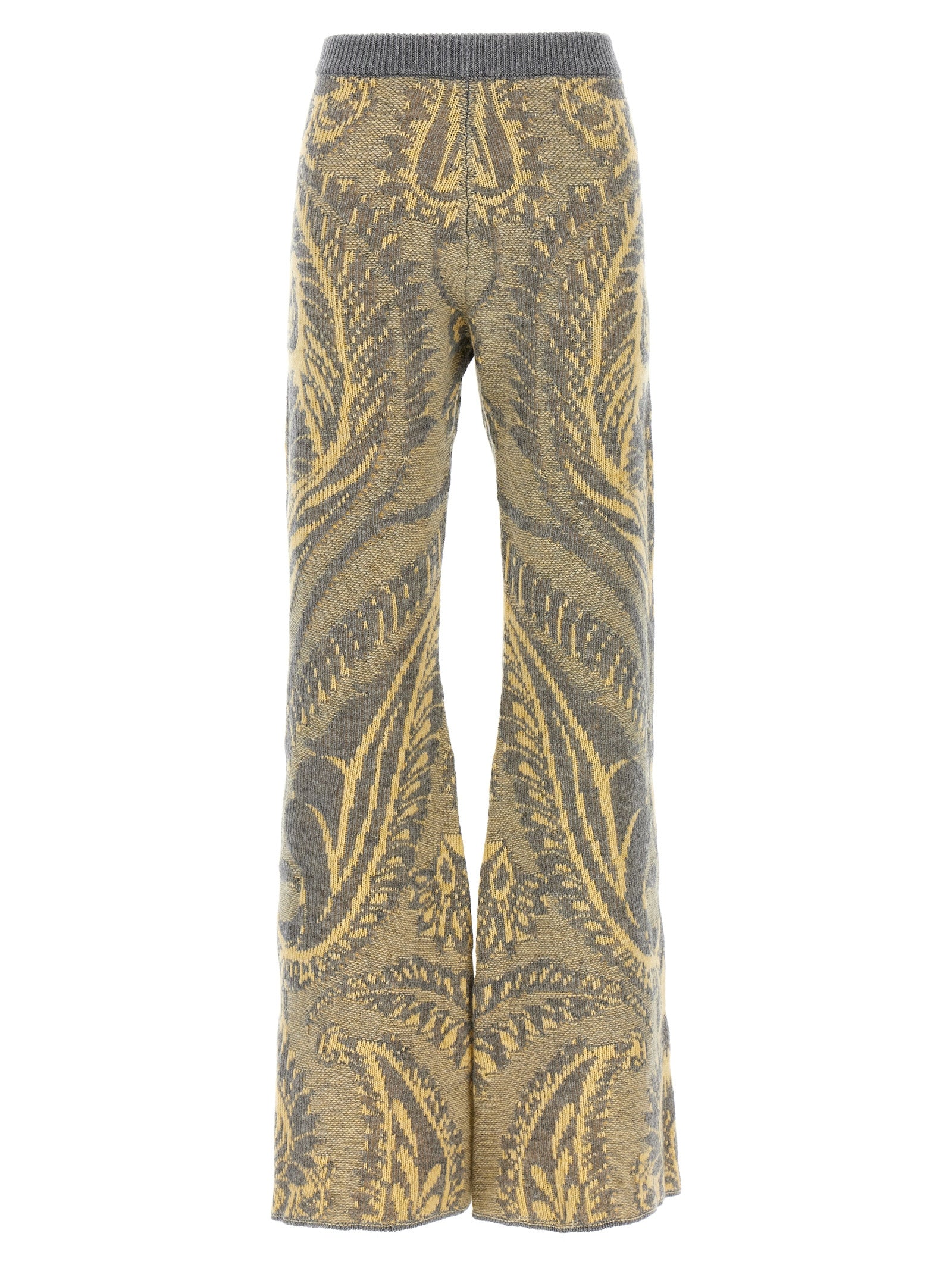 Etro Mehrfarbige Wollhose mit ausgestelltem Bein