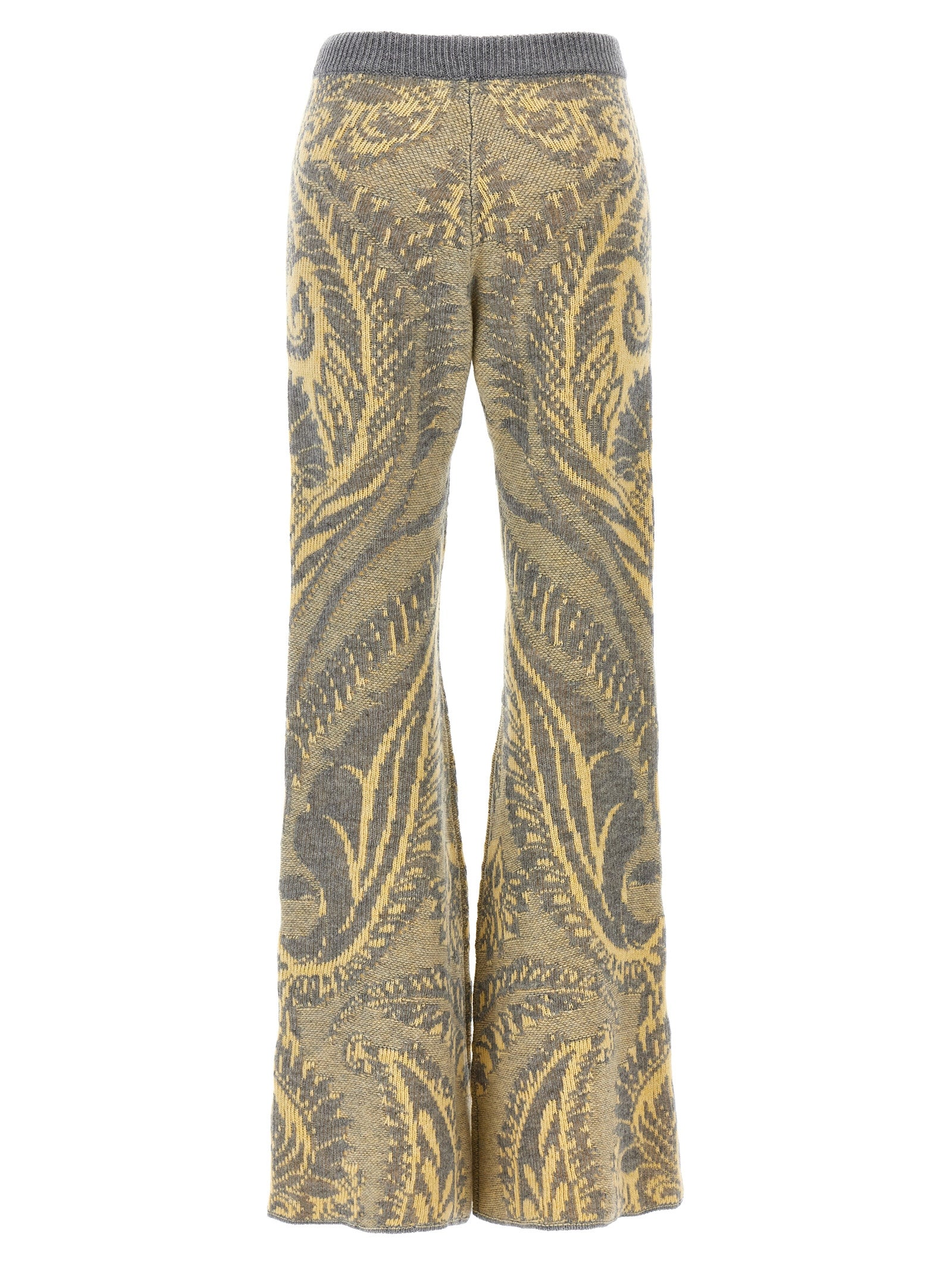 Etro Mehrfarbige Wollhose mit ausgestelltem Bein