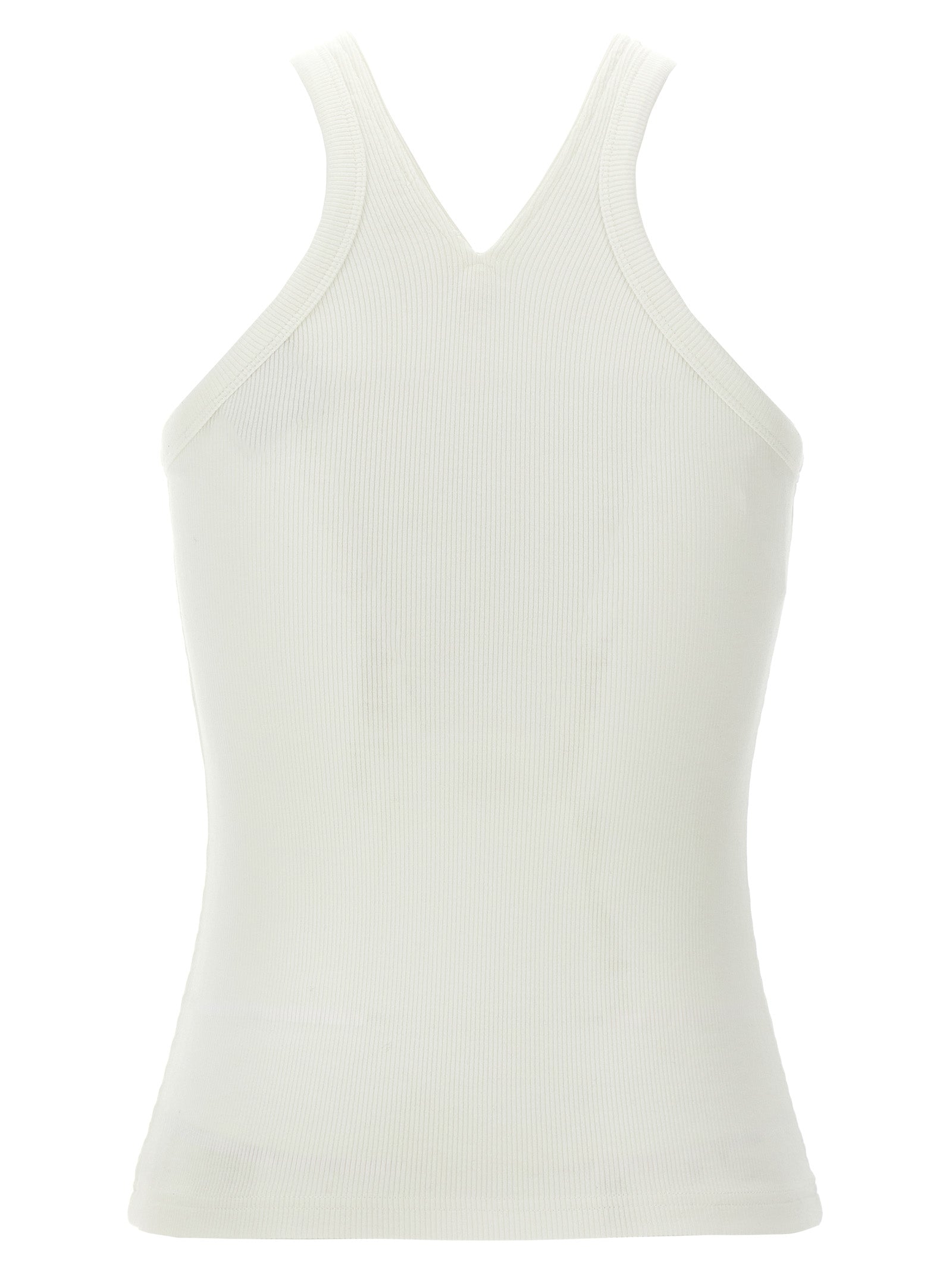 Courrèges Weiße Baumwoll-Tanktops