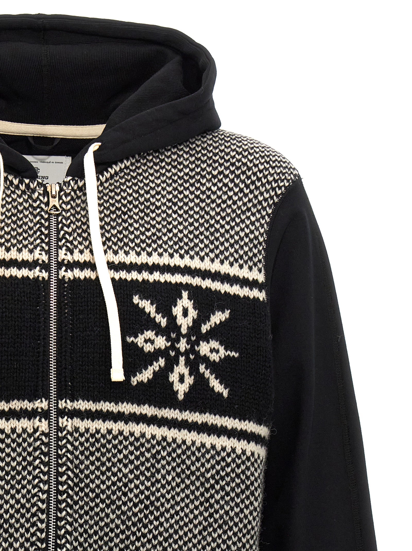 Junya Watanabe Zweifarbiger Baumwollpullover