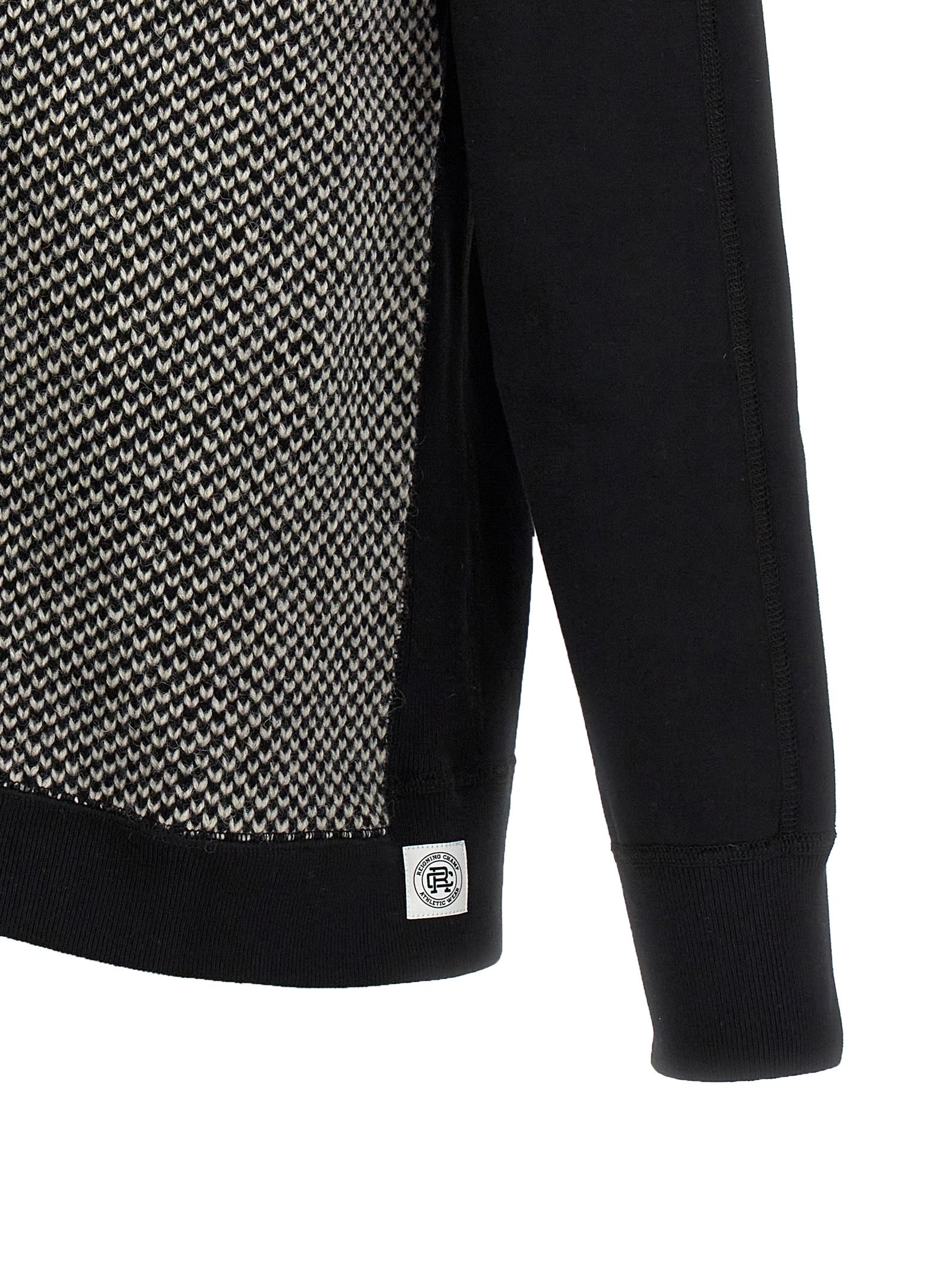 Junya Watanabe Zweifarbiger Baumwollpullover